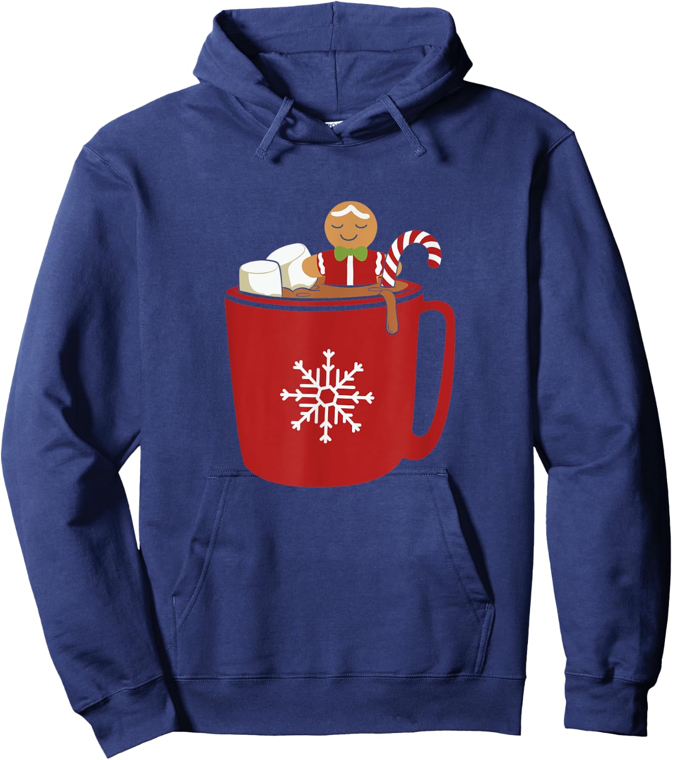 Xmas Christmas Hot Chocolate Cocoa Hoodie - Hoodie | Navy