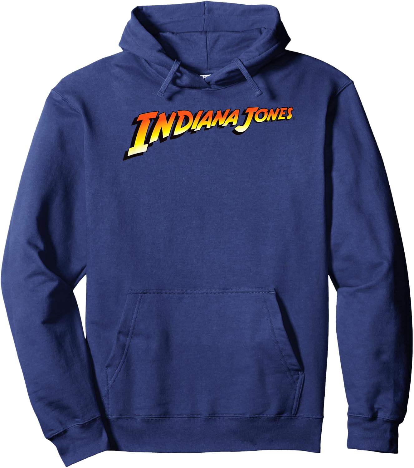 Indiana Jones Raiders Of The Lost Ark Indiana Jones Logo Hoodie - Hoodie | Navy