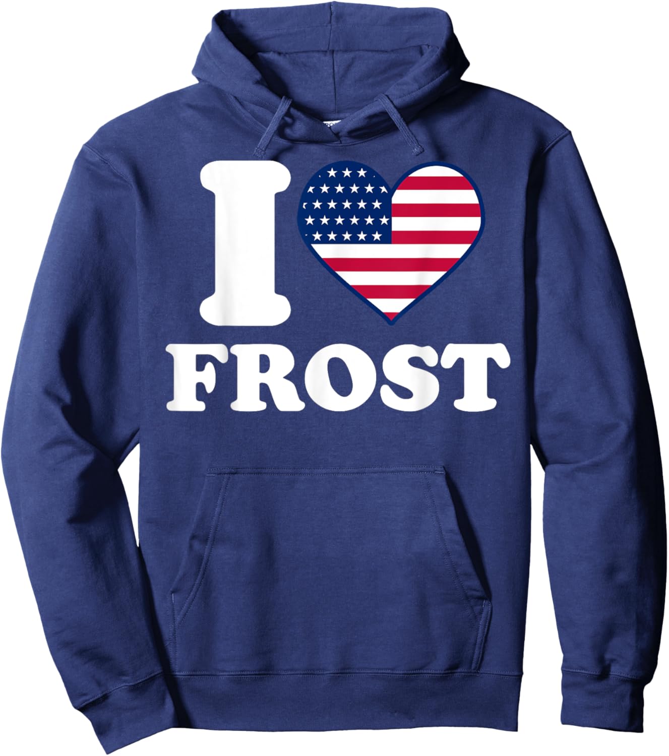I love Frost I heart Frost Hoodie - Hoodie | Navy