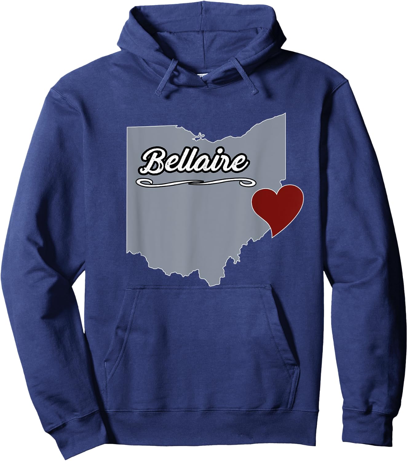 BELLAIRE - Ohio | OH City State USA - Cute Souvenir Hoodie - Hoodie | Navy