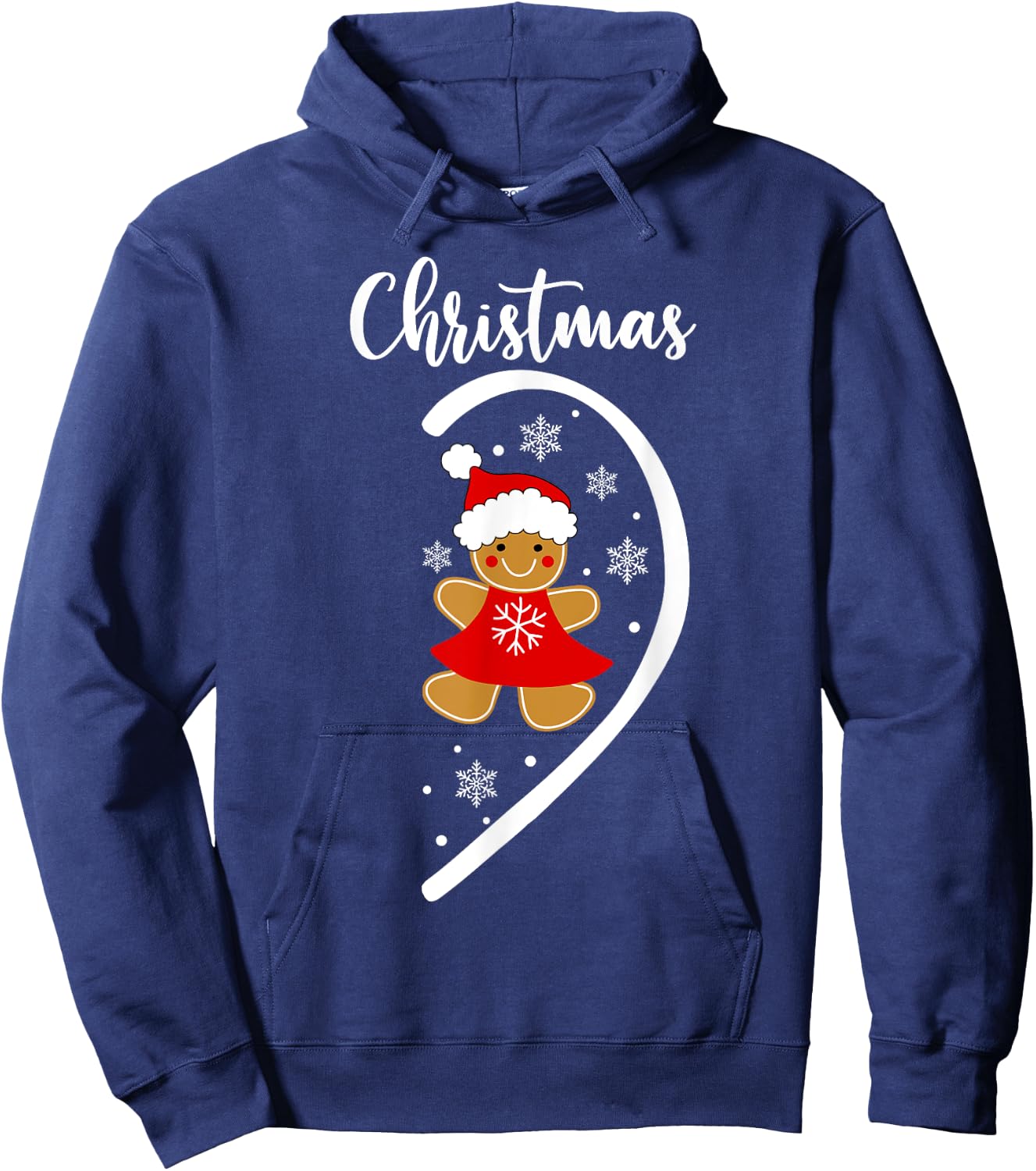 Merry Xmas Matching Christmas Pajama Black Short Sleeve Small -Adults Hoodie - Hoodie | Navy