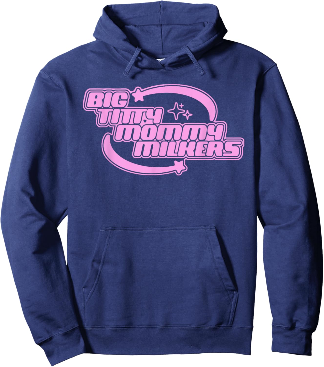 Big Titty Mommy Milkers Hoodie - Hoodie | Navy