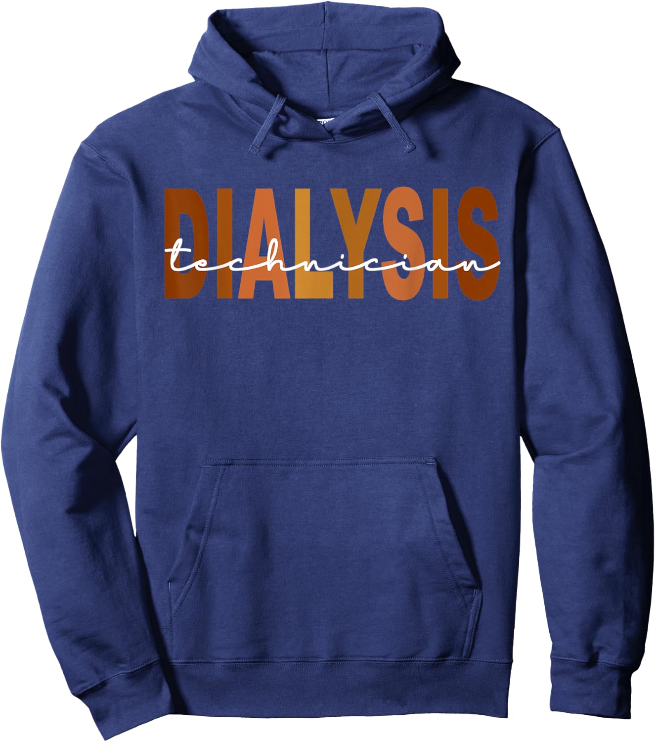 CCHT Dialysis Technician African American Hemodialysis Hoodie - Hoodie | Navy