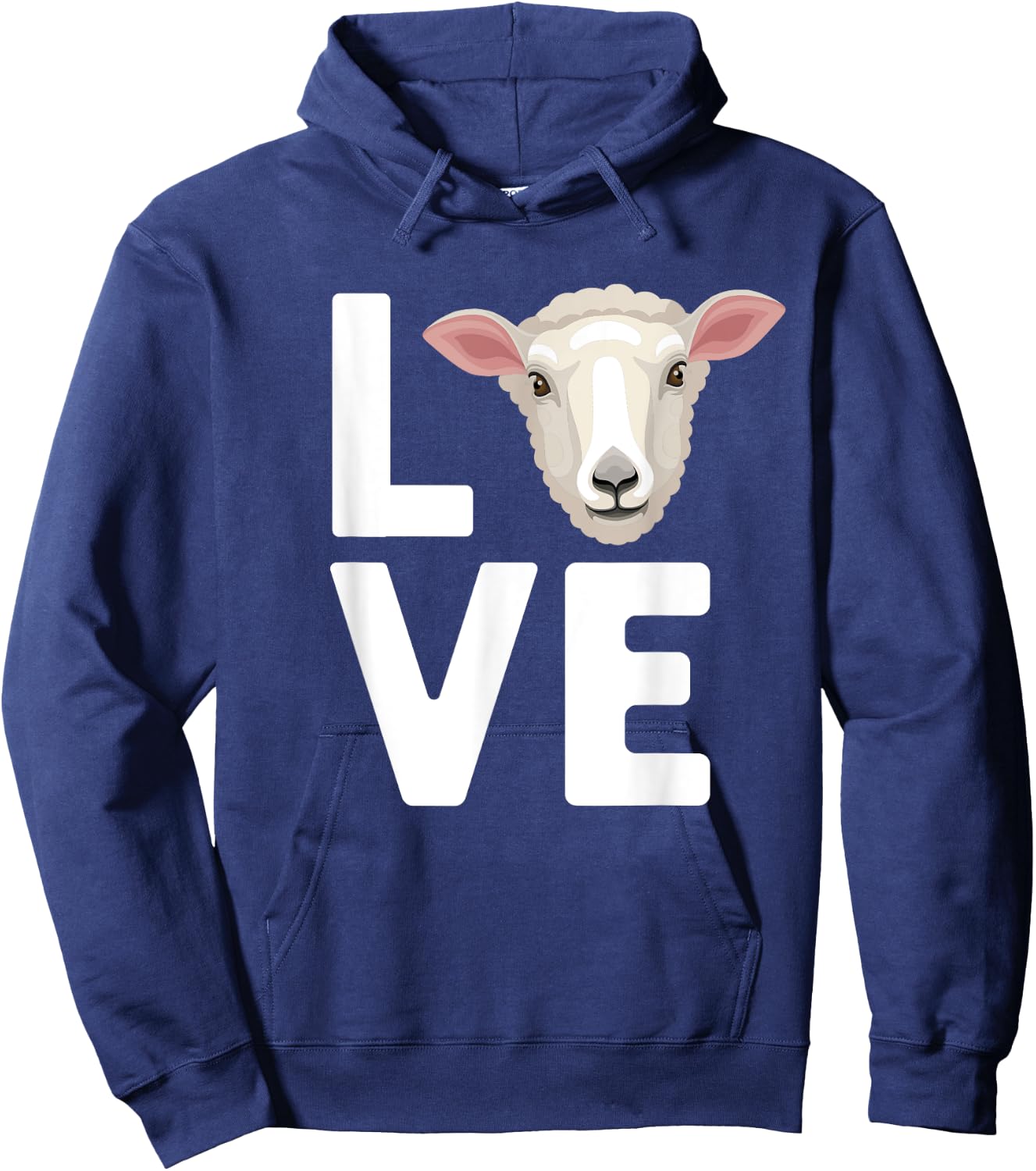 Cool Sheep Women Sheep Lovers Livestock Farmer Lamb Hoodie - Hoodie | Navy
