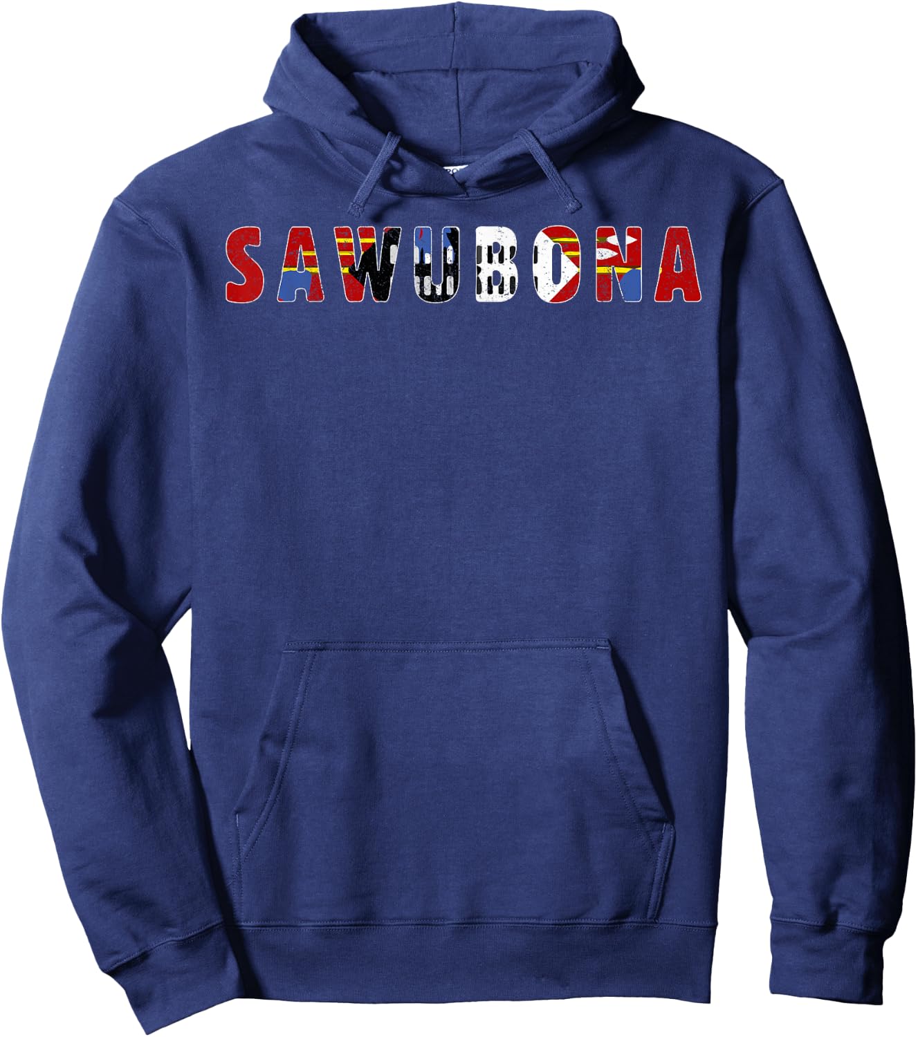 Sawubona Good Morning Country Swaziland Hoodie - Hoodie | Navy