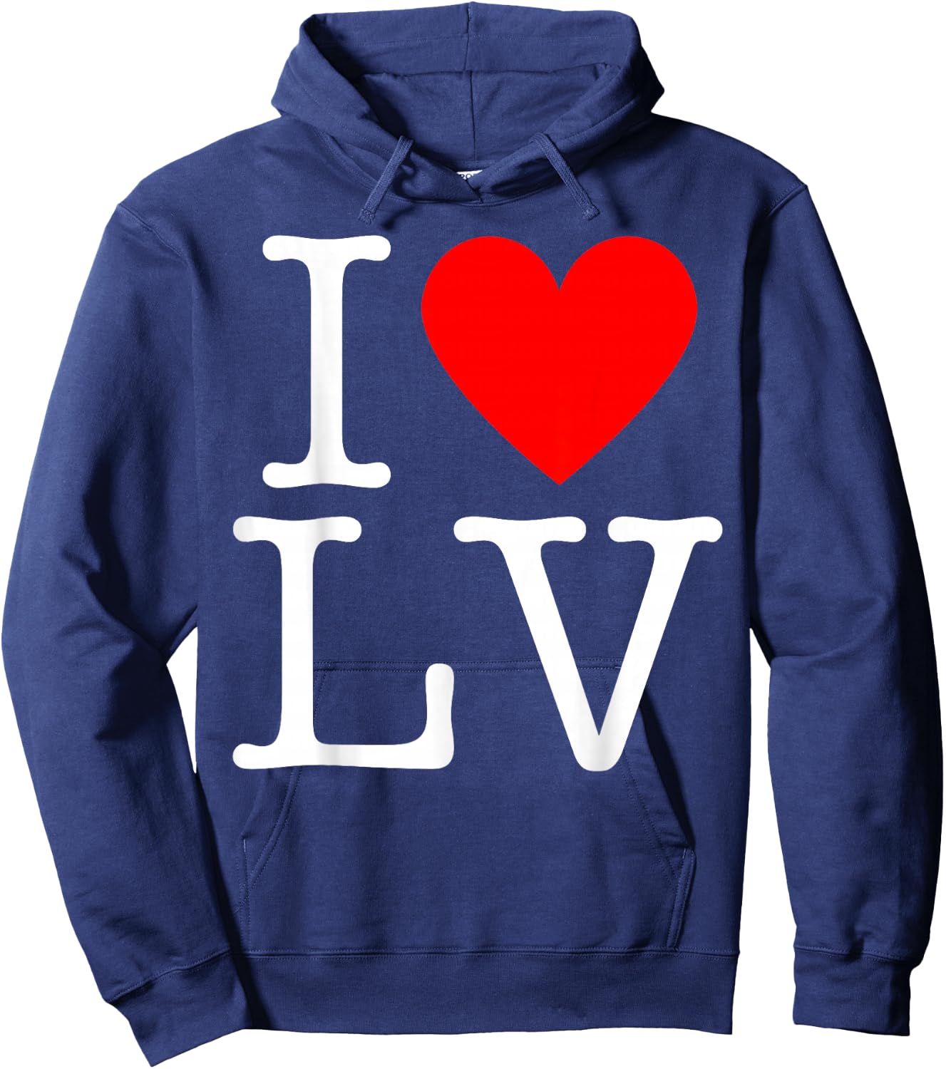I Heart Las Vegas - I Love LV Hoodie - Hoodie | Navy