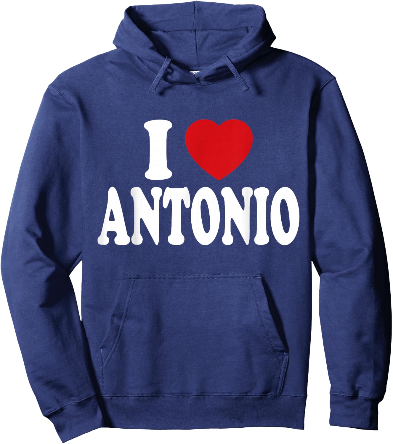I Heart Love Antonio Hoodie - Hoodie | Navy