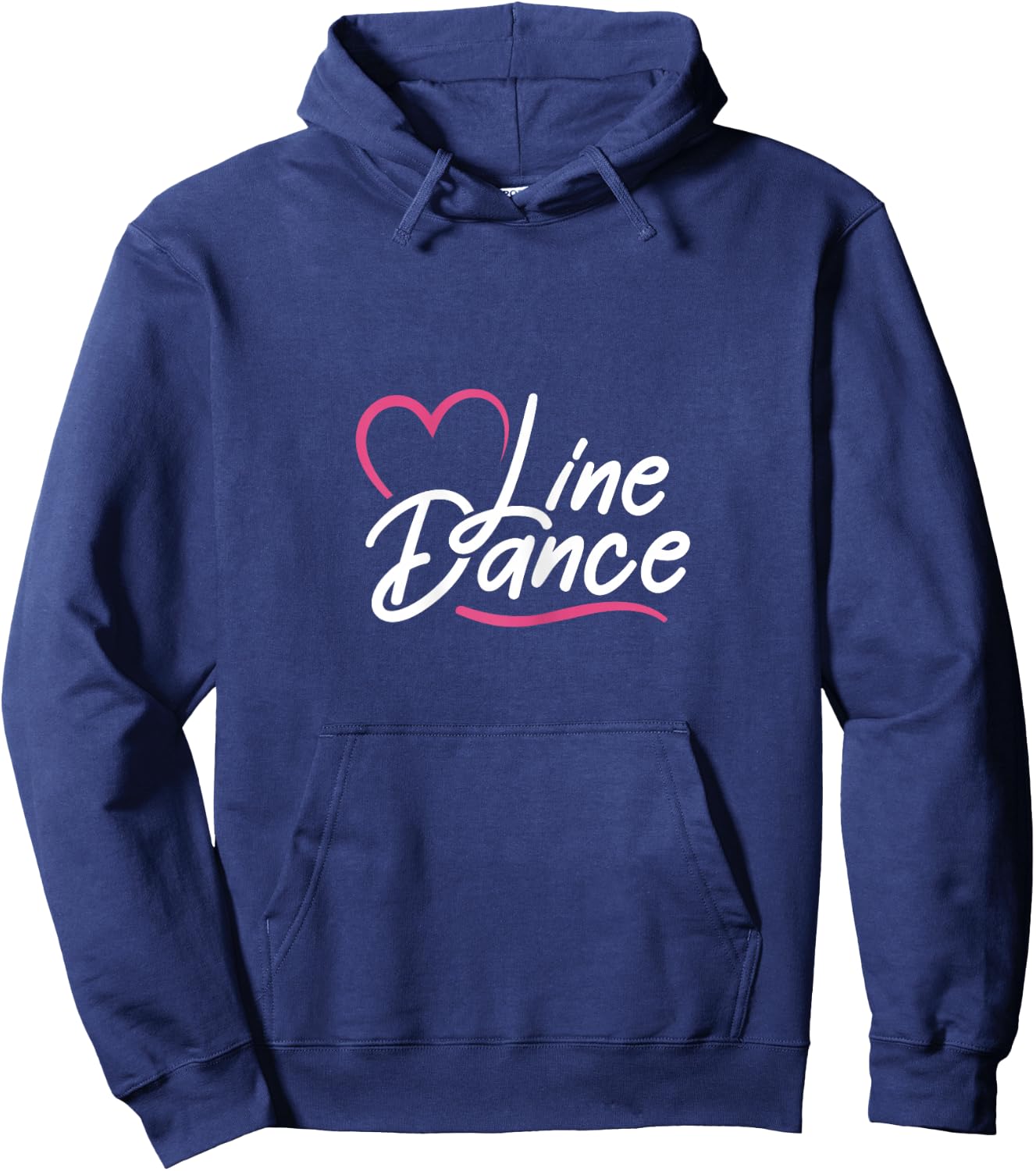 Line Dance Heart Western Line Dancing Cowgirl Dancer Hoodie - Hoodie | Navy