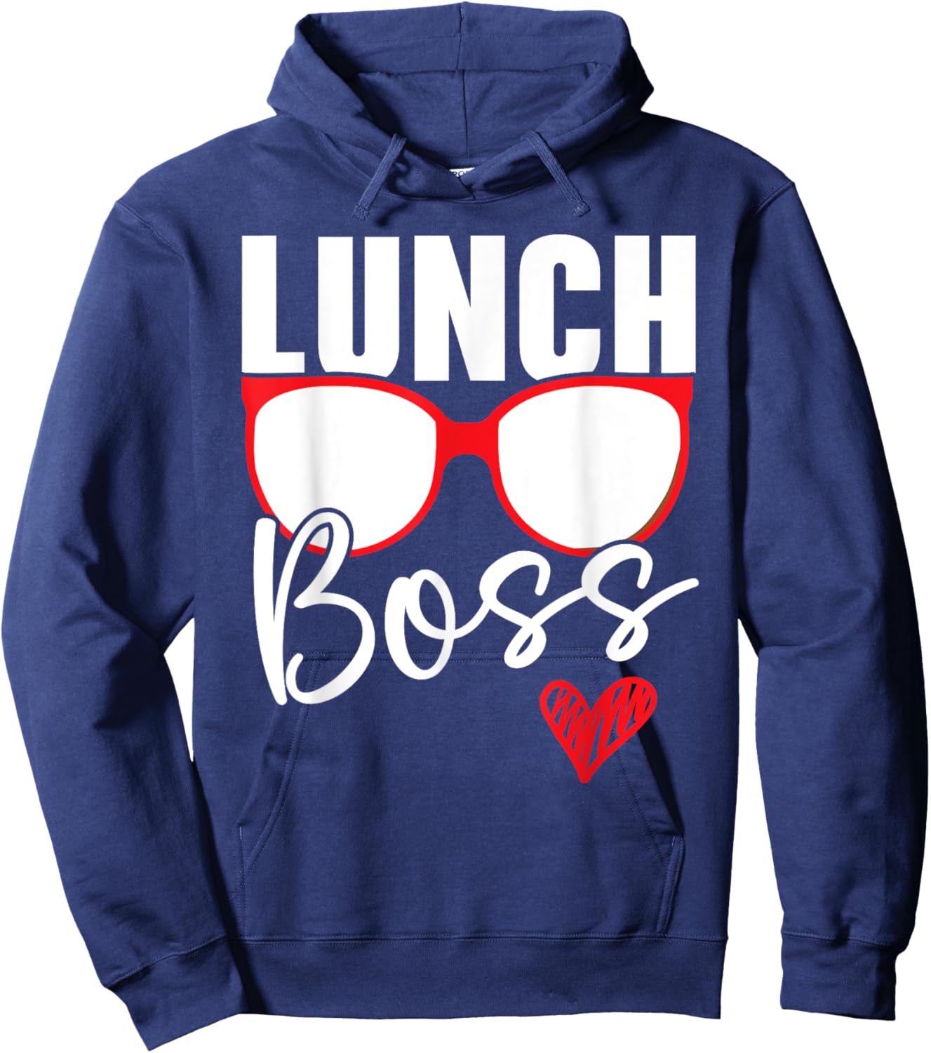 Lunch Boss Cafeteria Job Profession Lady Cook Lunch Lady Hoodie - Hoodie | Navy