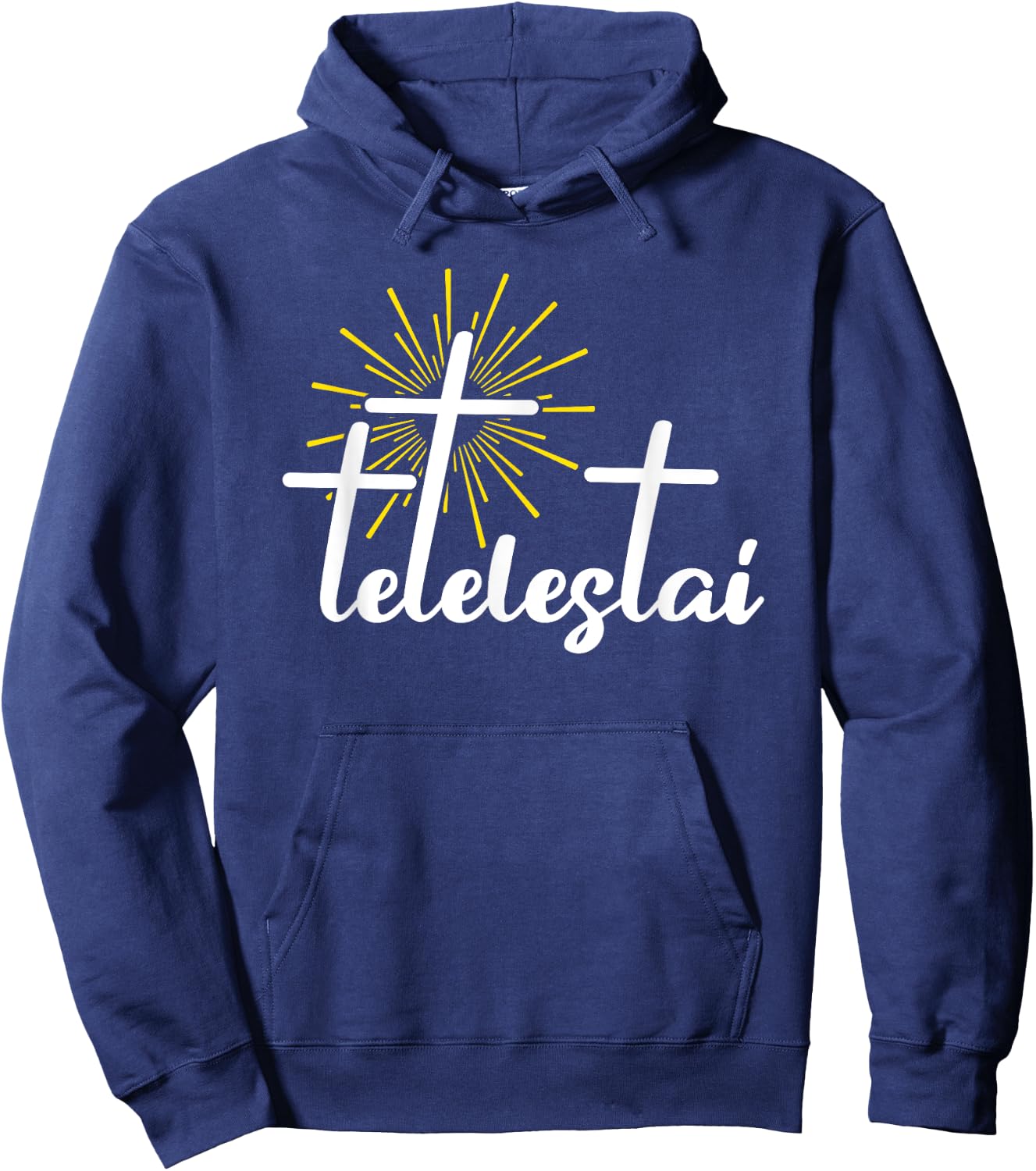 Tetelestai Jesus Christ God Bible Salvation Hoodie - Hoodie | Navy