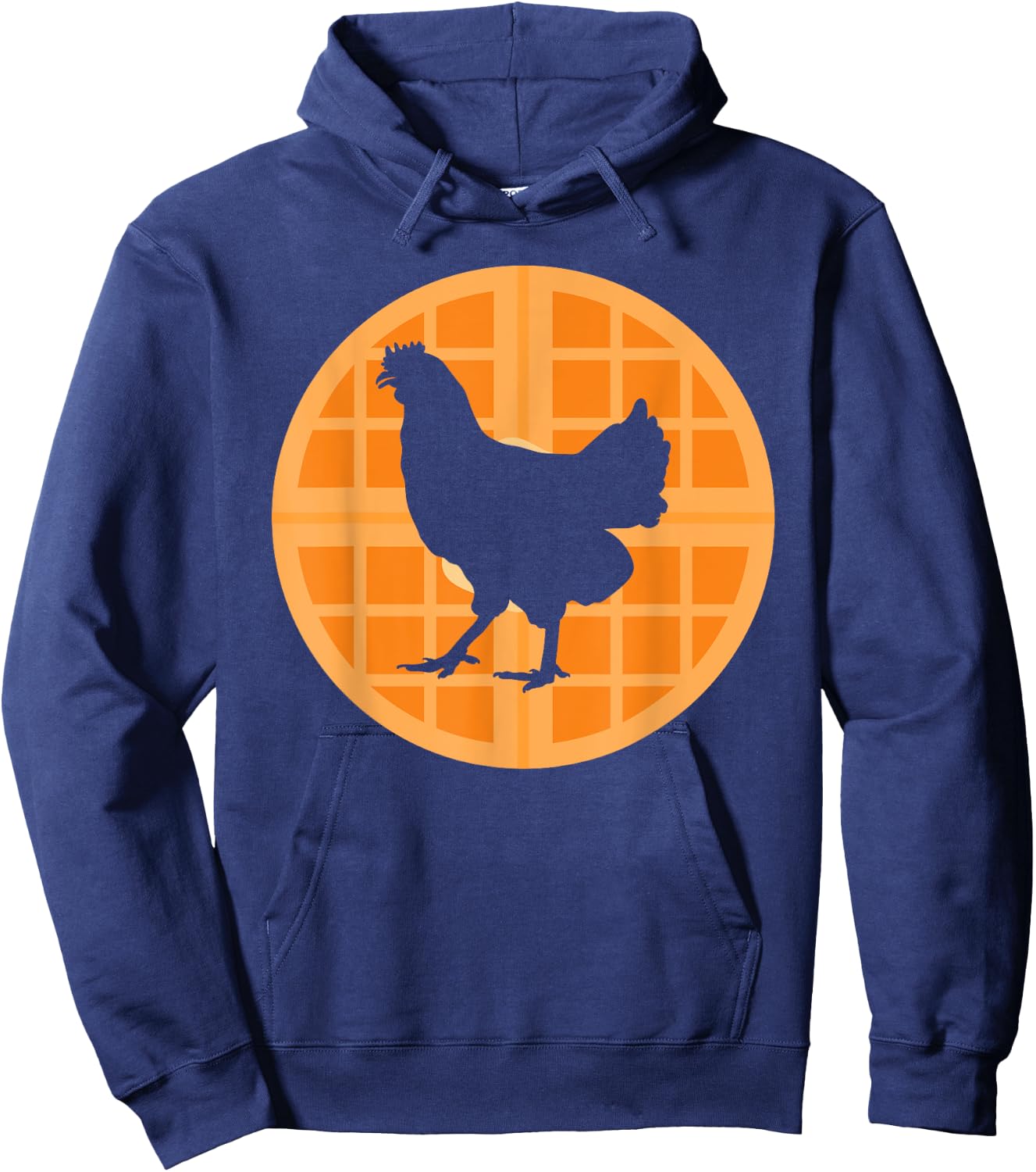 Chicken Waffles Chicken & Waffle Lover Hoodie - Hoodie | Navy