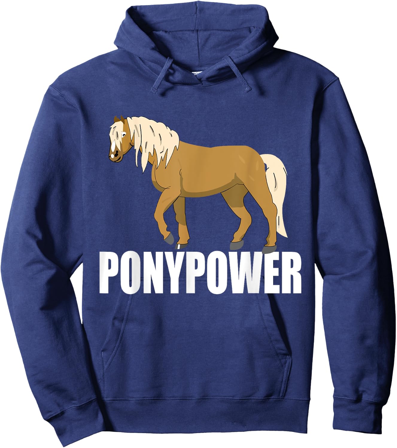 Haflinger Shirt for Riding Pony Gift Girls Hoodie - Hoodie | Navy