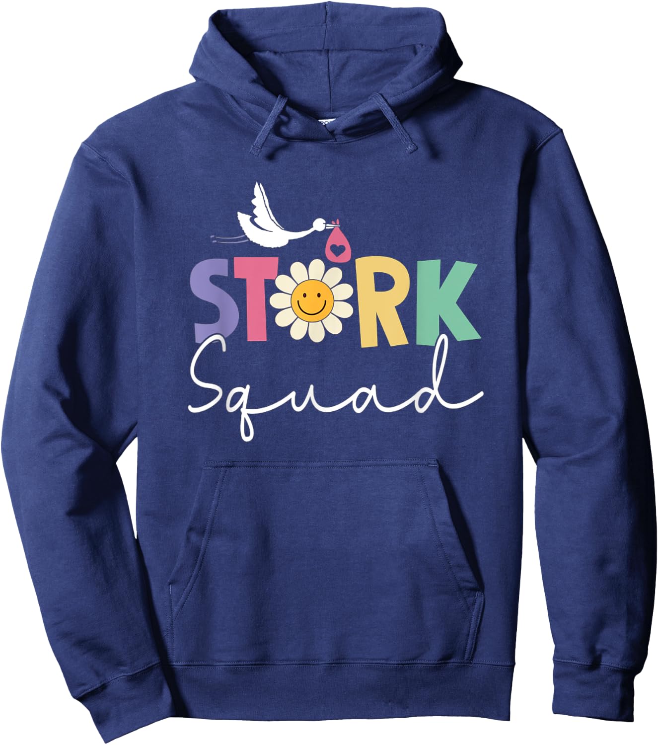 Stork Squad Labor And Delivery Nurse Ob Nurse Hoodie - Hoodie | Navy