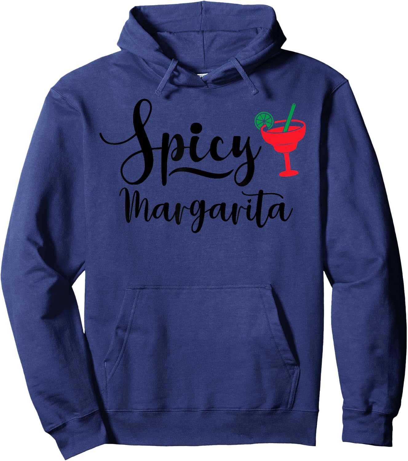 Spicy Margarita Shirt,Spicy Marg Shirt that says Spicy Hoodie - Hoodie | Navy