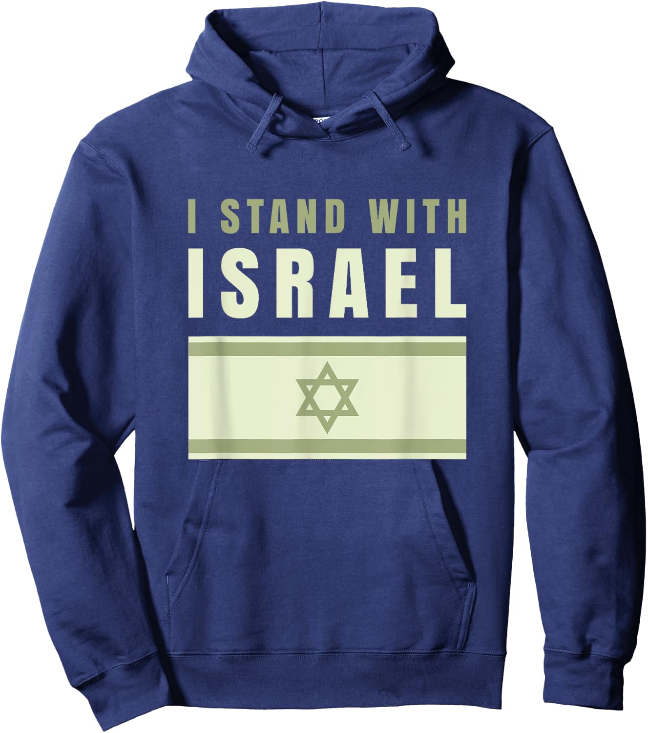 I Stand With Israel Israel Shirt Israeli Flag Army Israel Hoodie - Hoodie | Navy