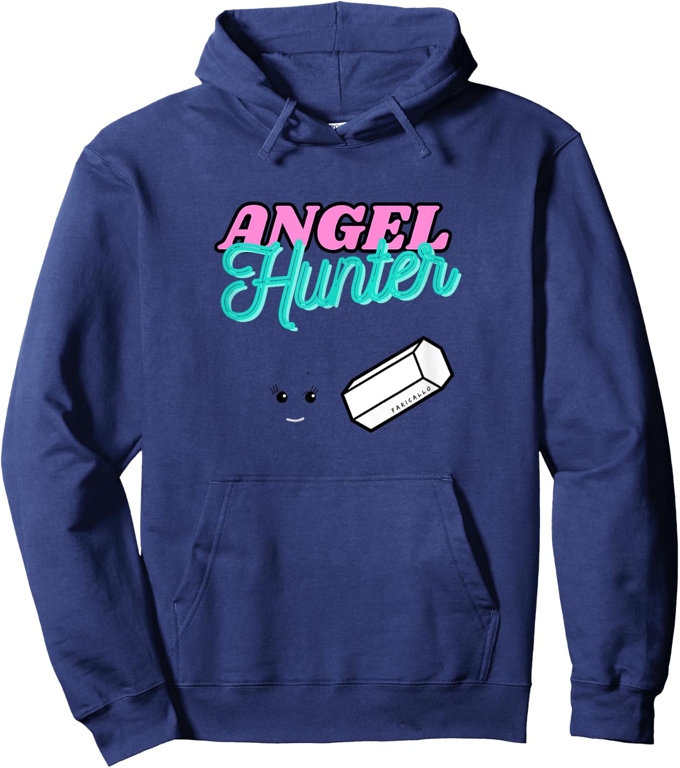 Angel Hunter Cute Trendy Kawaii Funny Sonny Women’s Graphic Hoodie - Hoodie | Navy