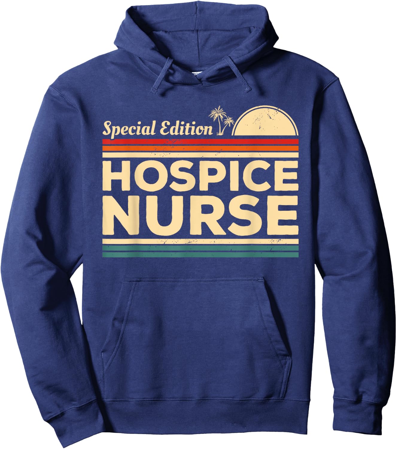 Vintage Hospice Nurse Nurses Nursing Hoodie - Hoodie | Navy