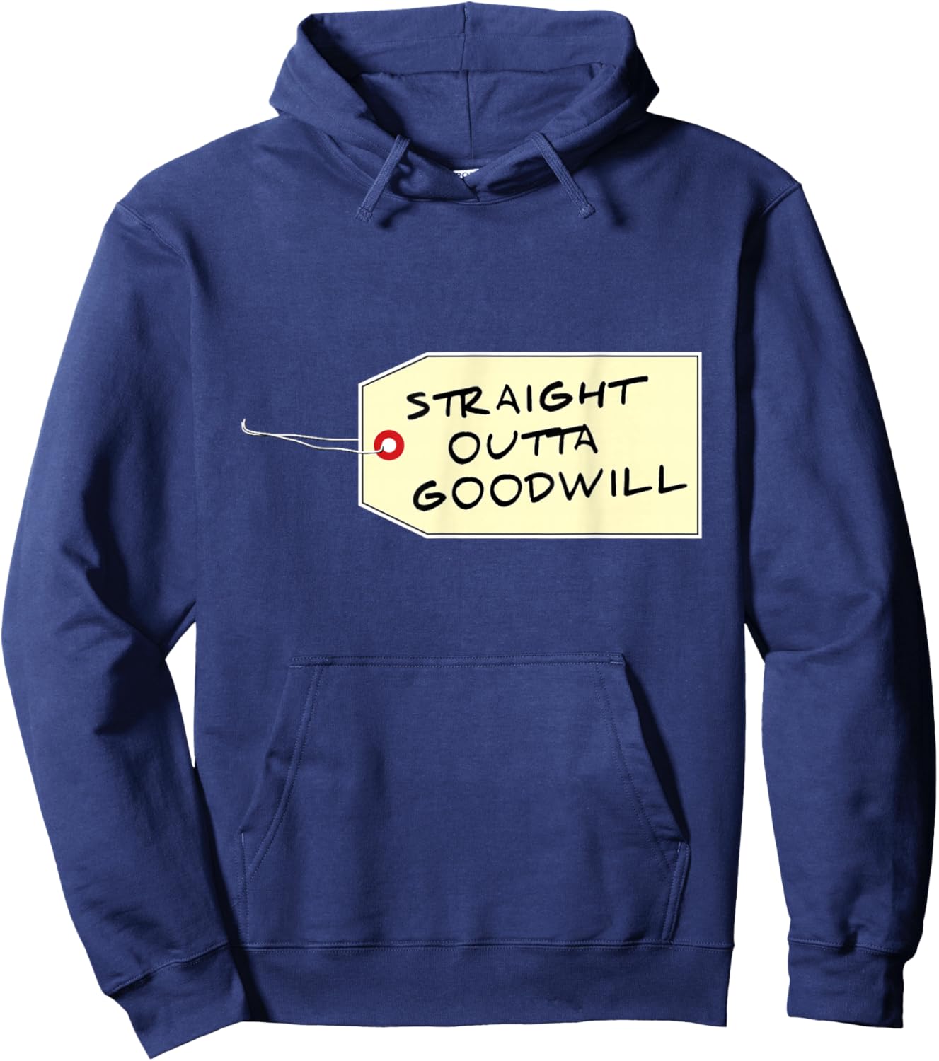 Straight Outta Goodwill Antique Collector Yard Sale Hoodie - Hoodie | Navy