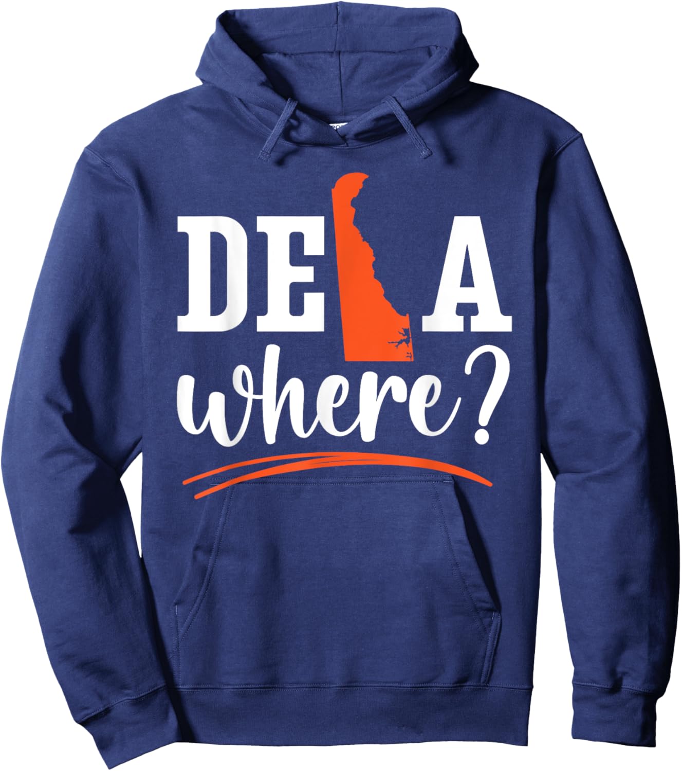 Delawhere State USA America United States Delaware Hoodie - Hoodie | Navy