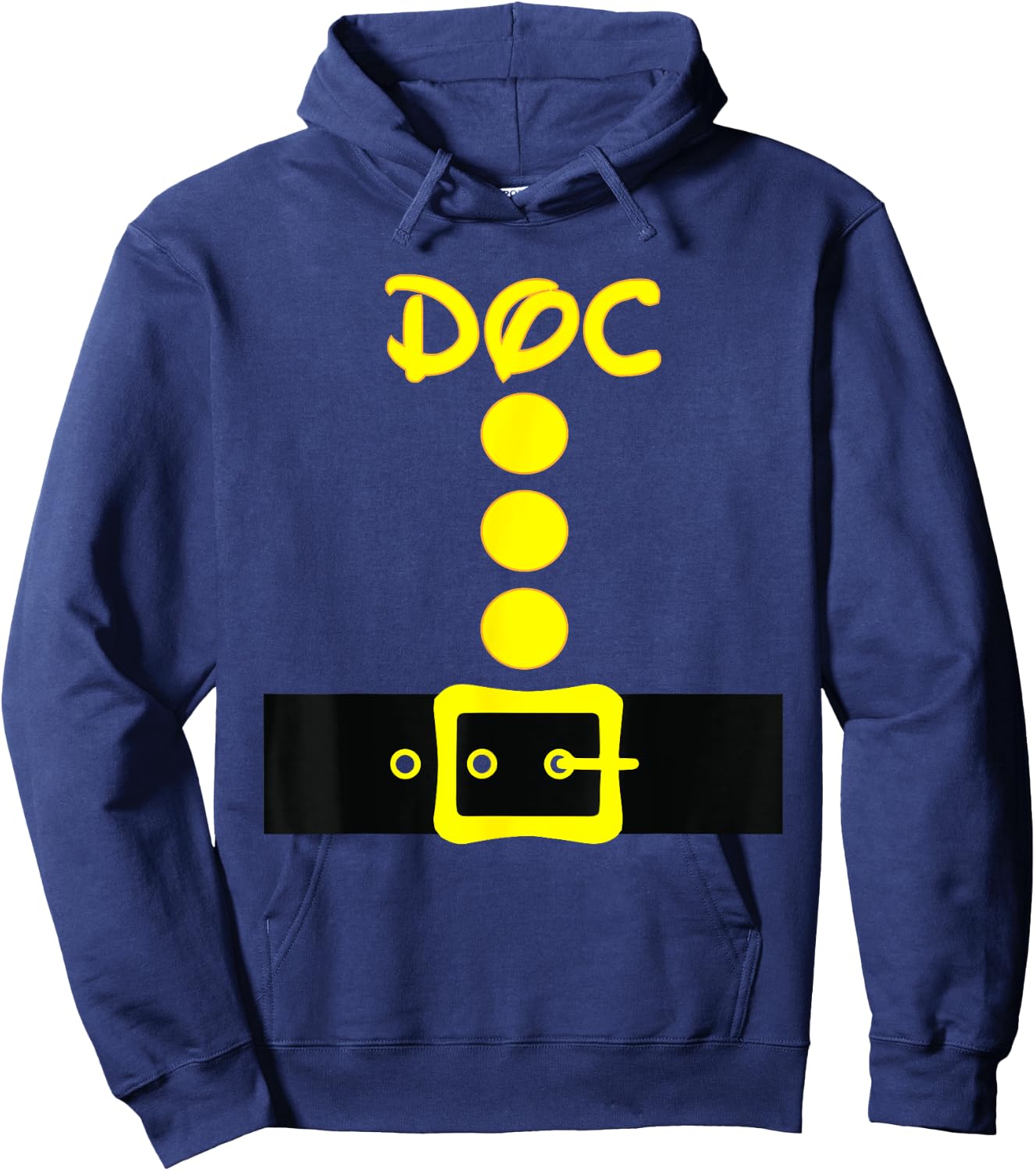 Dwarf Easy Halloween Group Men Women Kids Costume Matching Hoodie - Hoodie | Navy