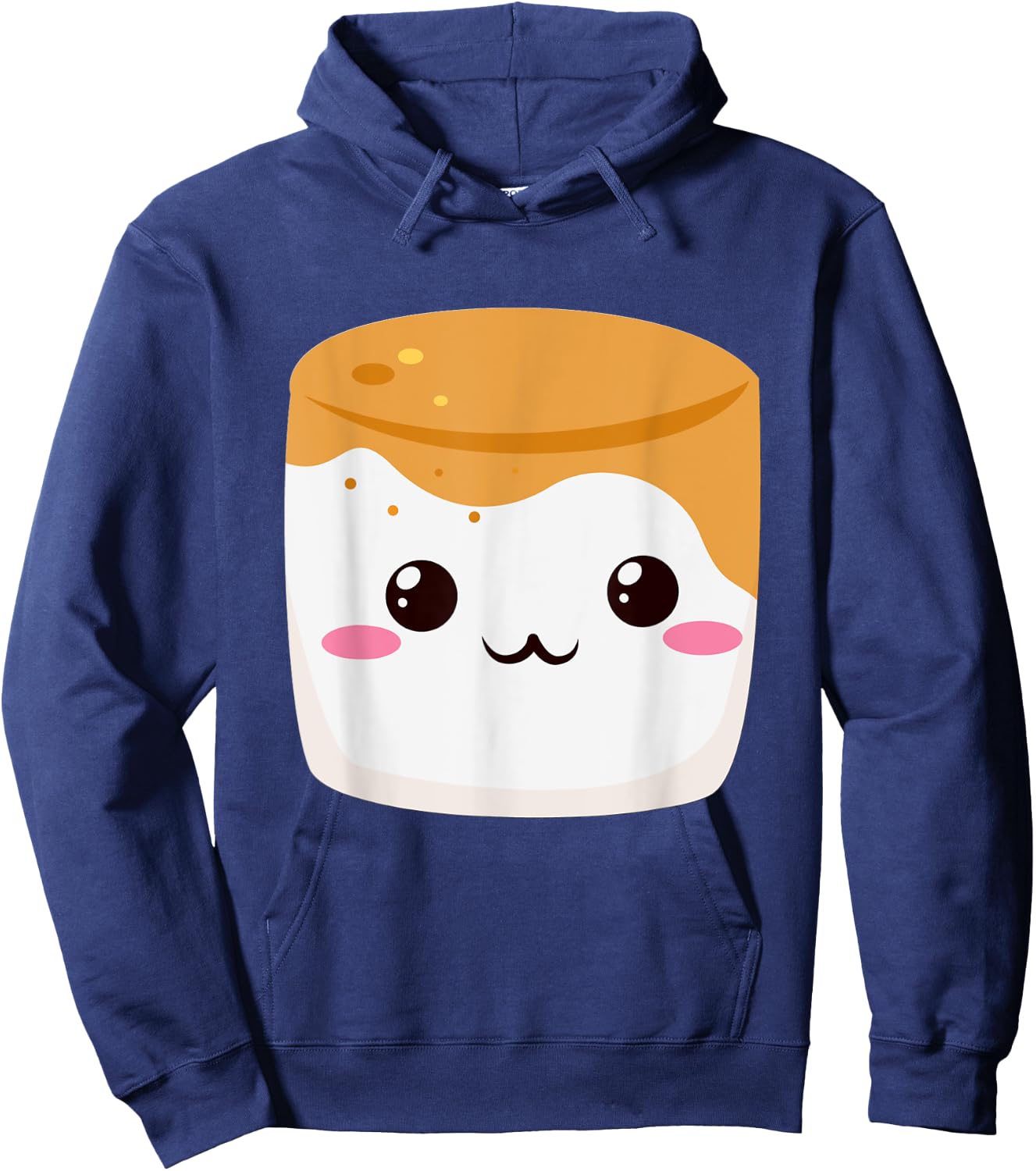 Kawaii Halloween Group Costume S'mores Caramel Marshmallow Hoodie - Hoodie | Navy
