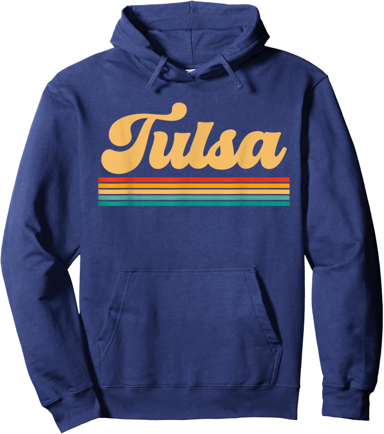 City of Tulsa Oklahoma Hoodie - Hoodie | Navy