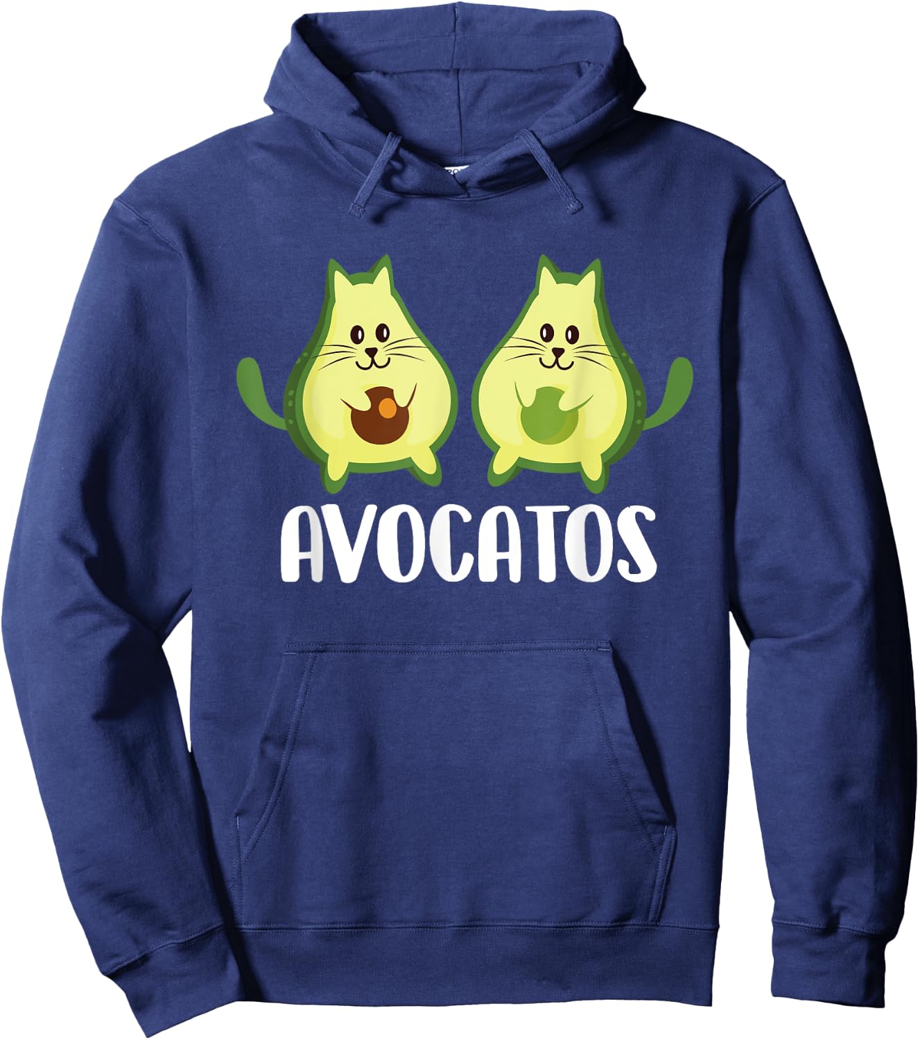 Avocatos - Vegan Animal Cat Lover Pet Owner Veterinarian Hoodie - Hoodie | Navy