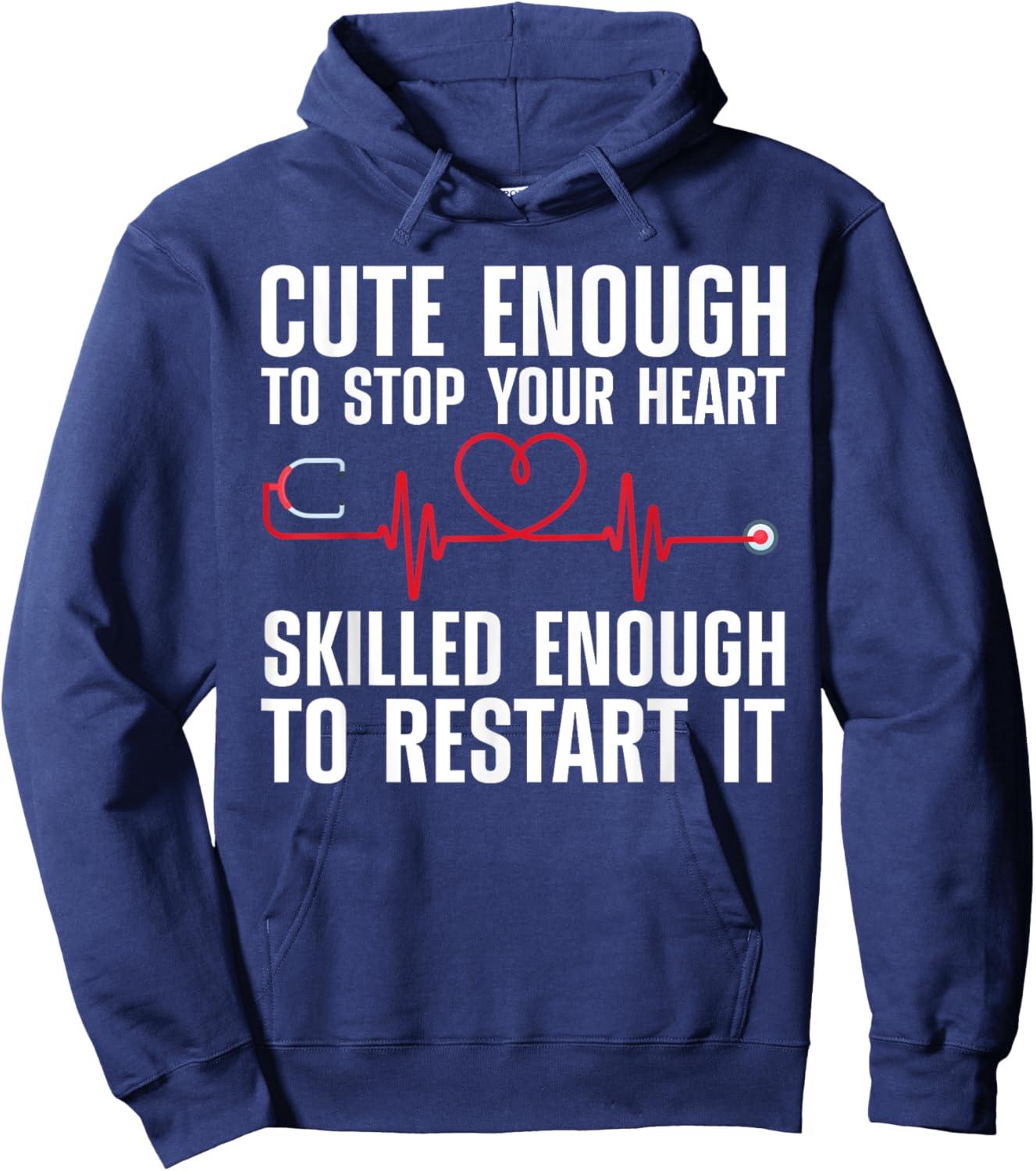 Cool Nurse Women Medical Assistant Nursing Aide CNA Hoodie - Hoodie | Navy