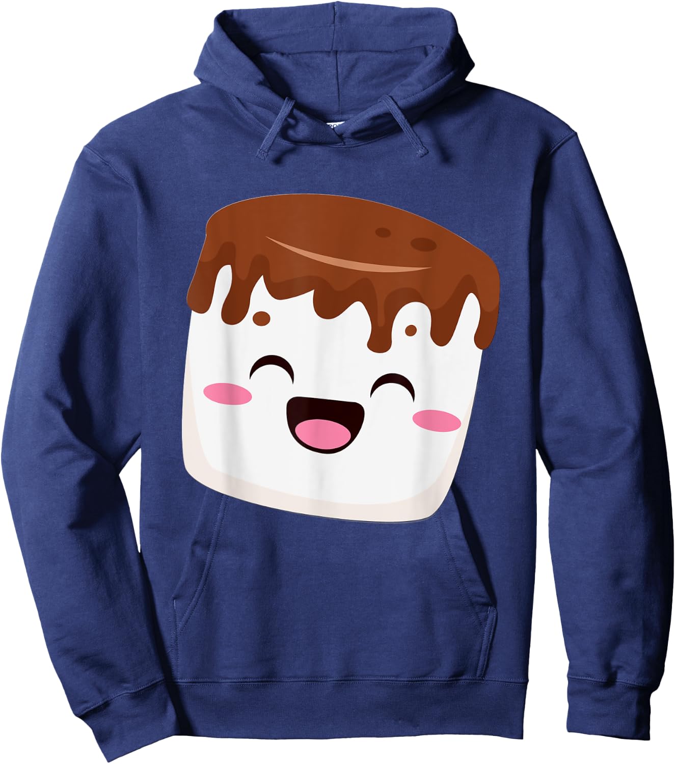 Kawaii Halloween Group Costume S'mores Chocolate Marshmallow Hoodie - Hoodie | Navy