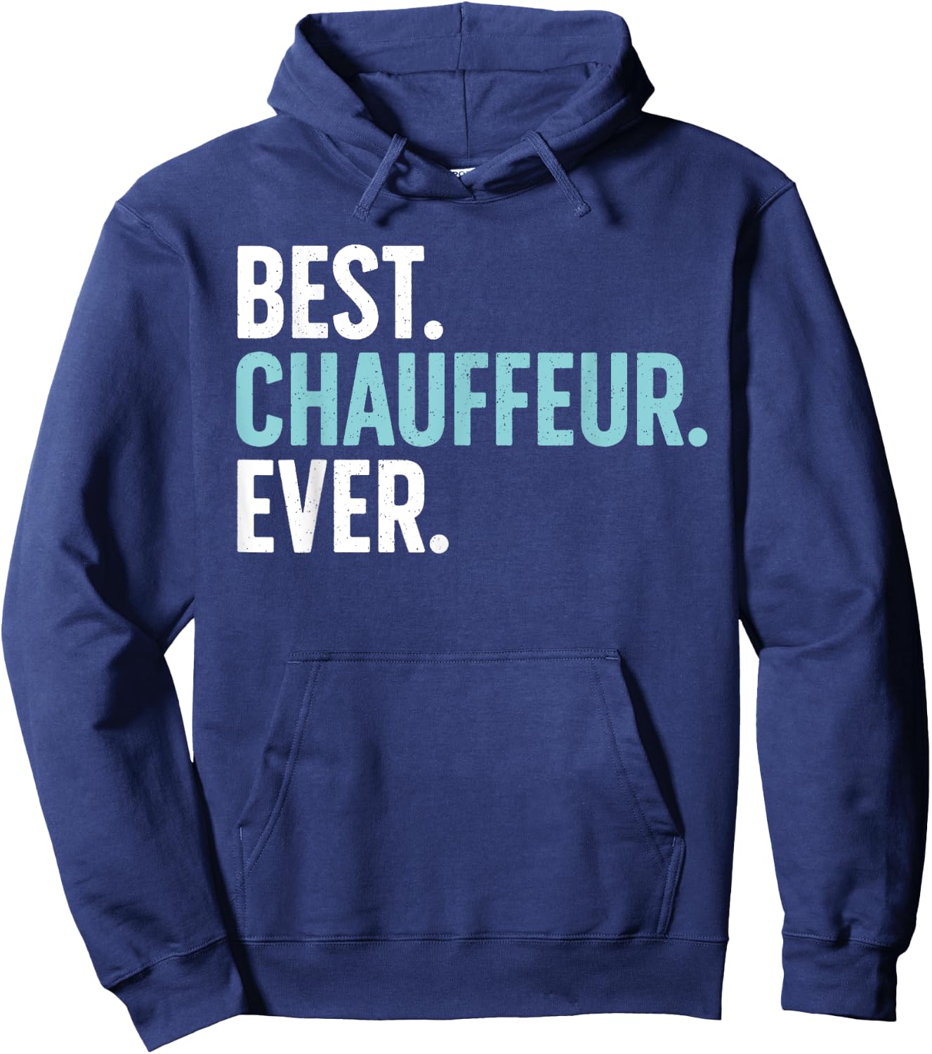 Best Chauffeur Art Women Dad Job Taxi Limo Driver Hoodie - Hoodie | Navy