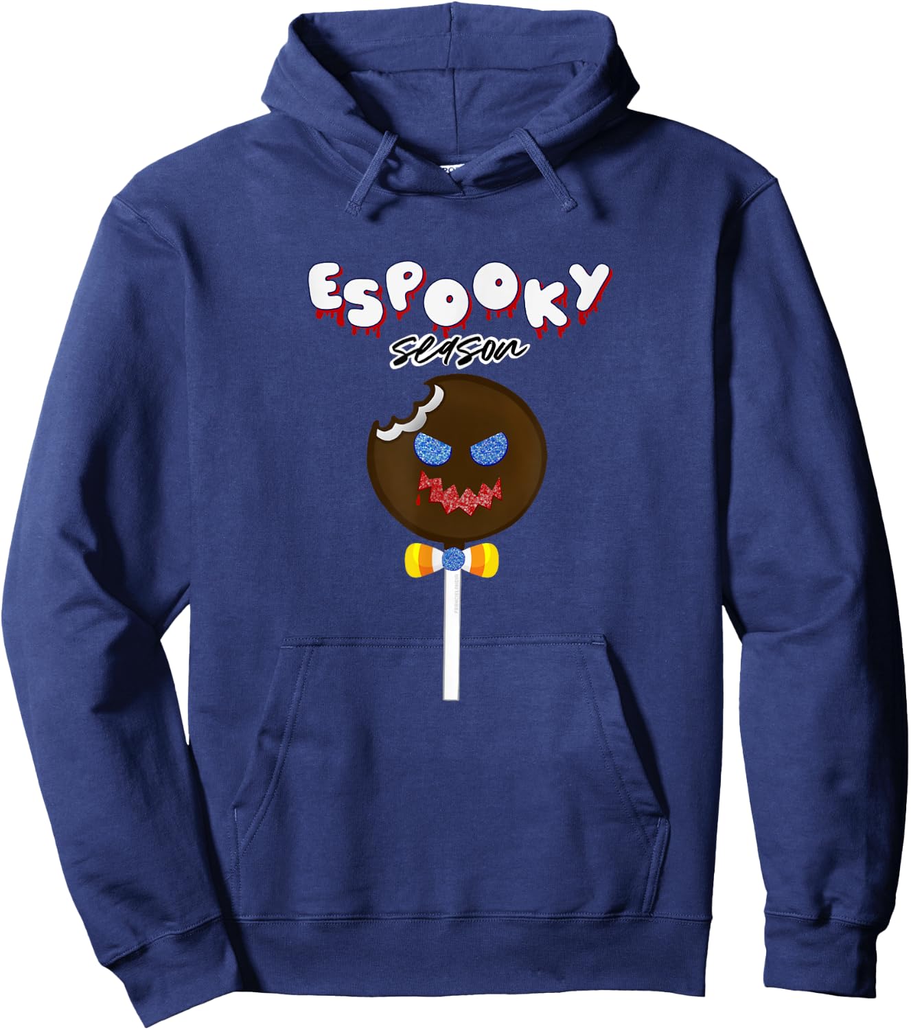 Funny Latino Espooky Season Halloween Candy Payaso Chocolate Hoodie - Hoodie | Navy