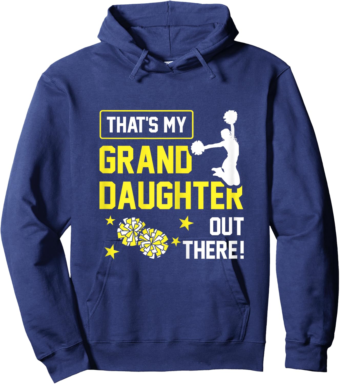 That's My Granddaughter Out There Cheerleading Cheerleader Hoodie - Hoodie | Navy