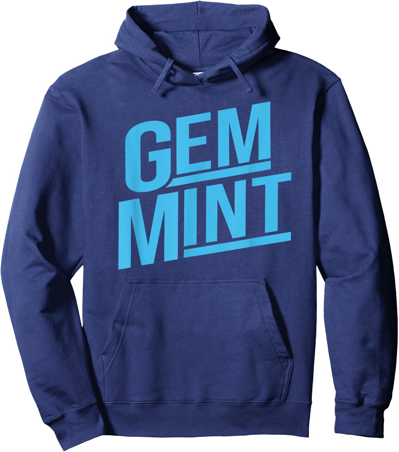 Gem Mint Grade Funny Baseball Card Collector Trading Cards Hoodie - Hoodie | Navy