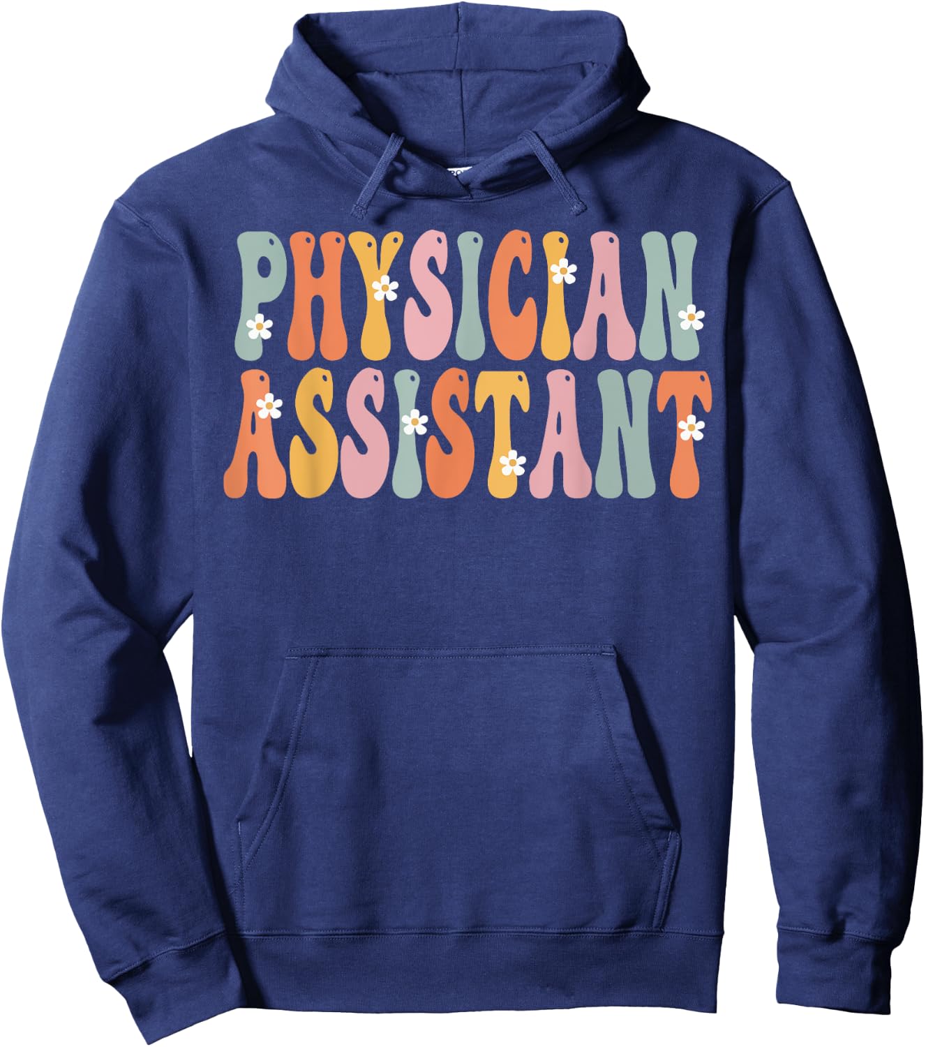 Physician Assistant Week Groovy Appreciation Day Hoodie - Hoodie | Navy
