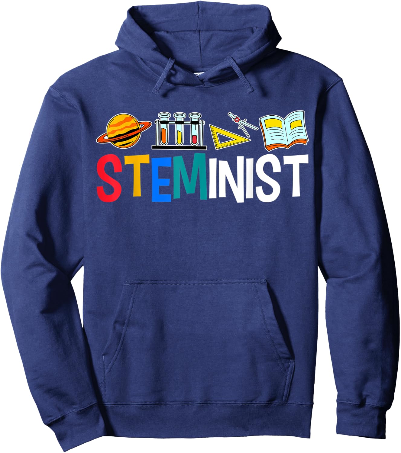 Steminist Science Women Advocate STEM Student Geek Lab Hoodie - Hoodie | Navy