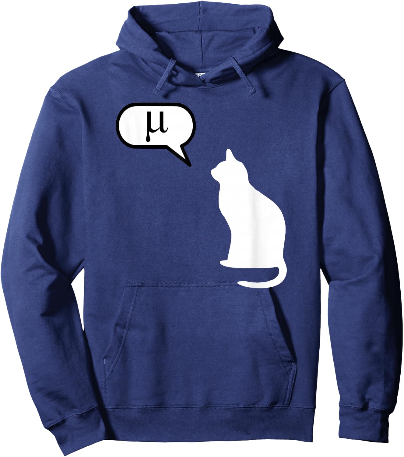 Science Cat - Math Cat, Statistics Cat, Biology Cat, Kitten Hoodie - Hoodie | Navy