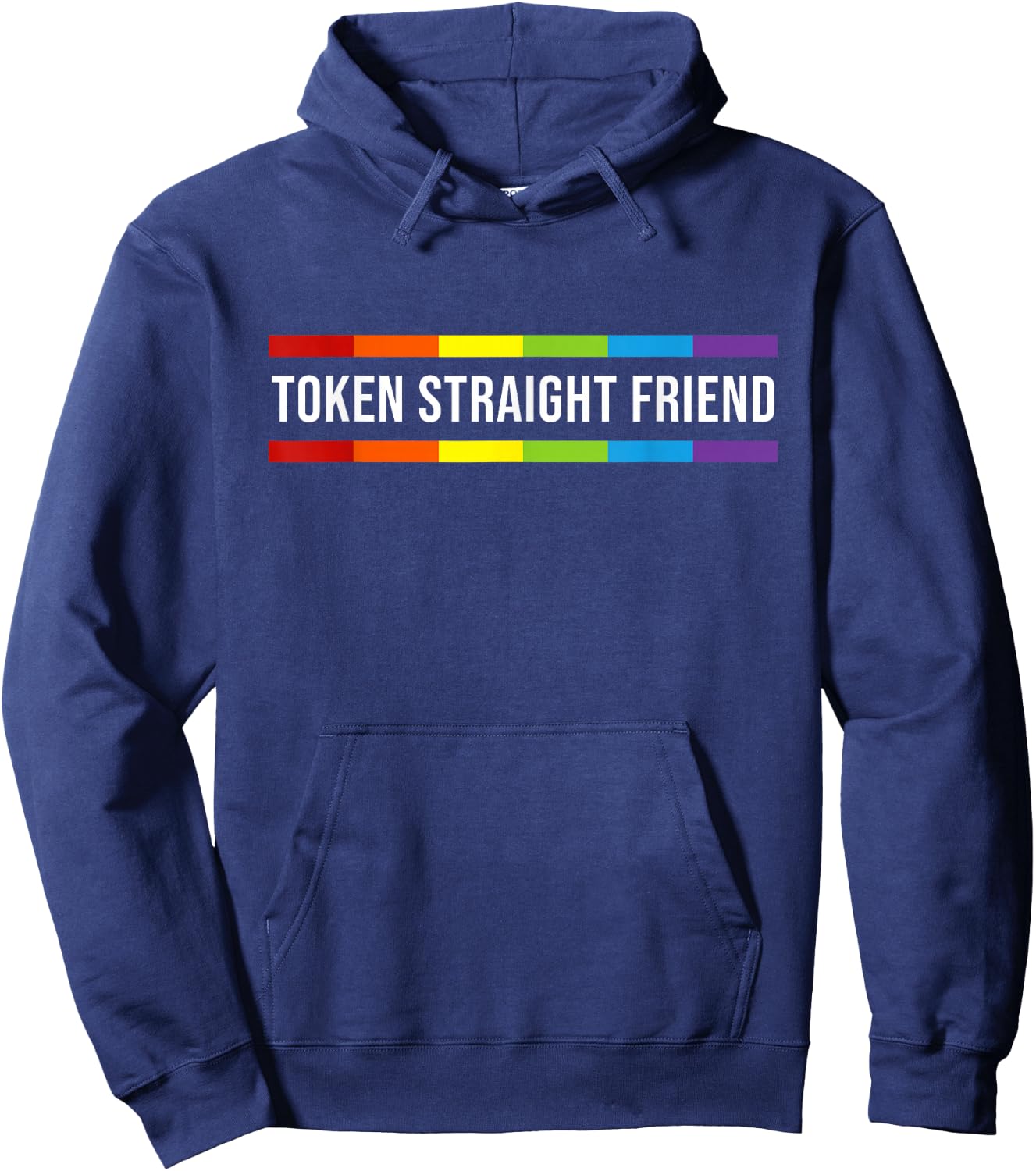 Token Straight Friend Hoodie - Hoodie | Navy