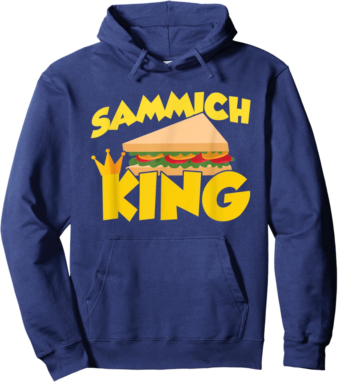 Sammich King Hoodie - Hoodie | Navy