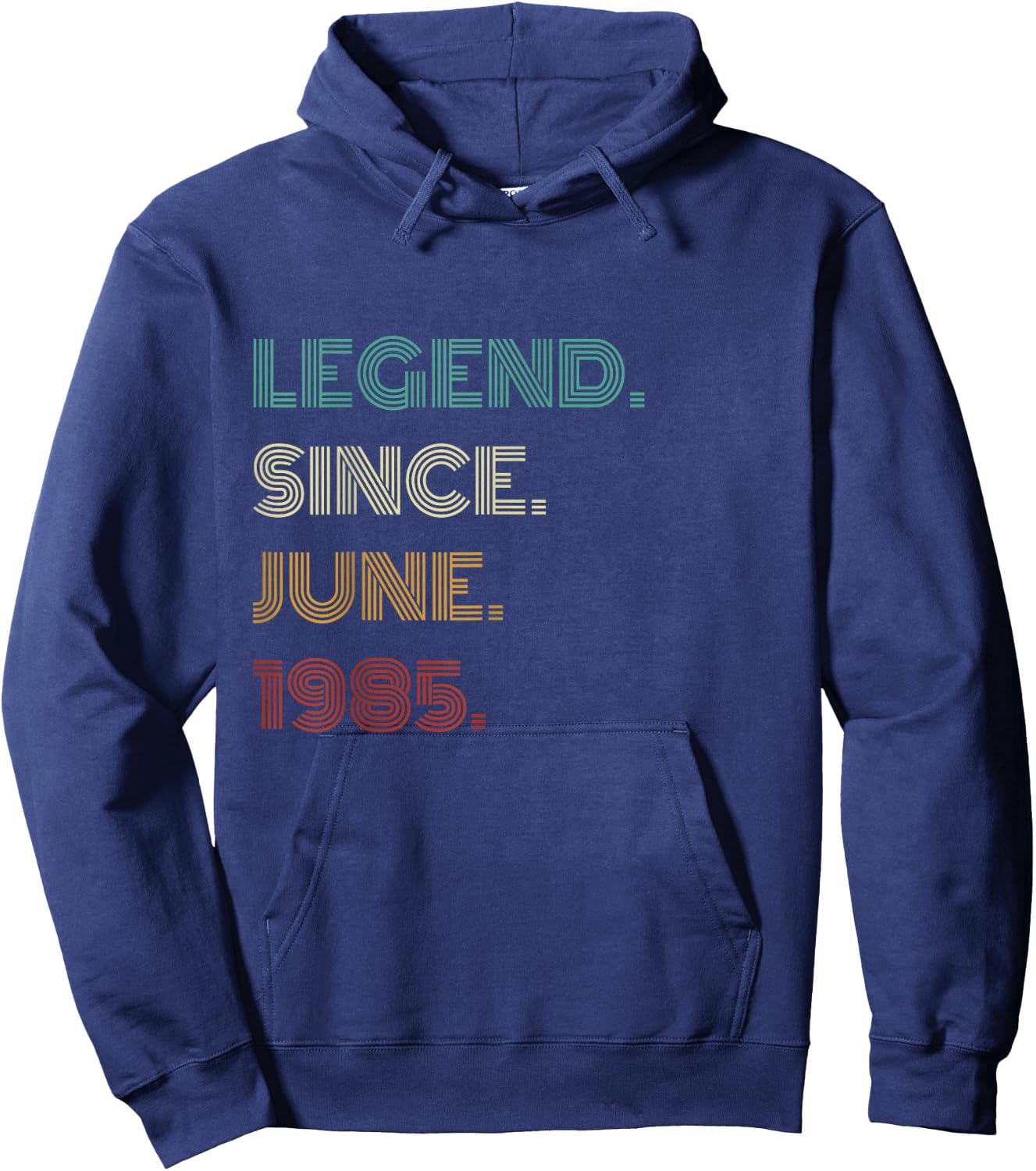 40 Years Old Legend Since June 1985 40th Birthday Hoodie - Hoodie | Navy