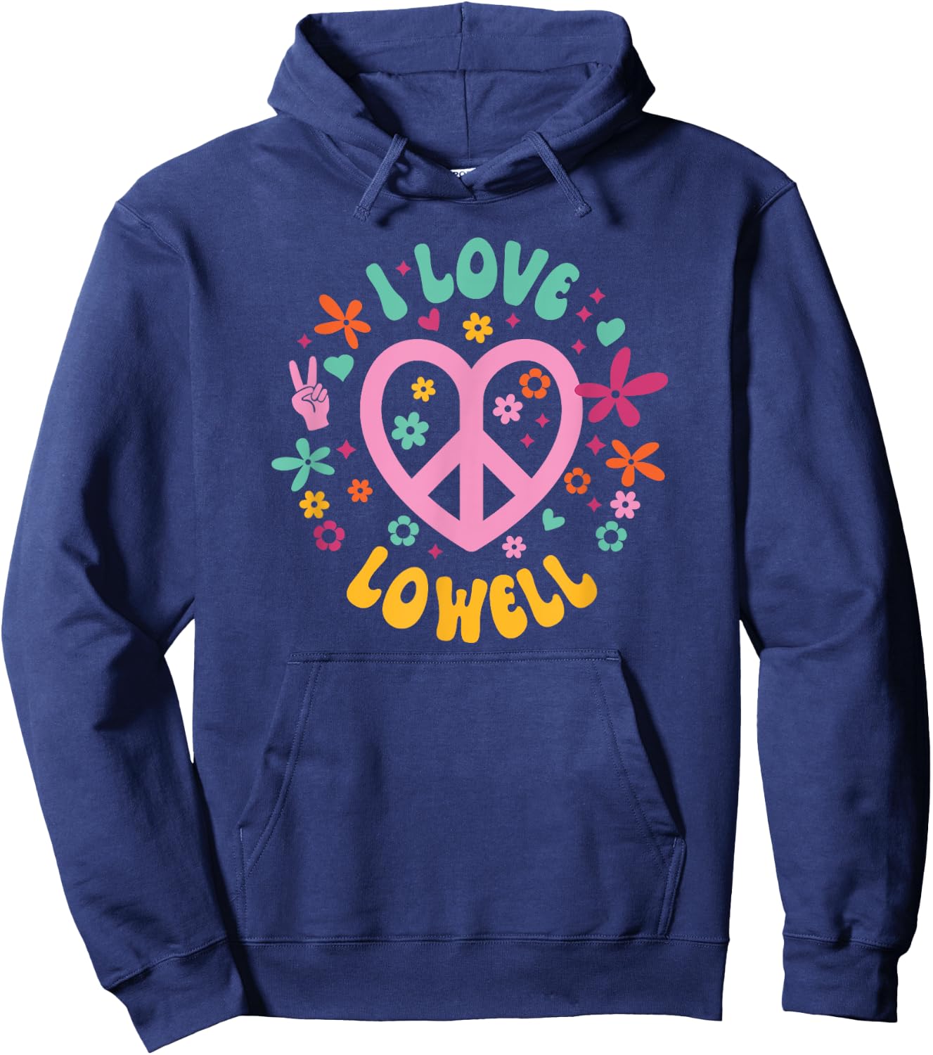 I Love Lowell Hoodie - Hoodie | Navy