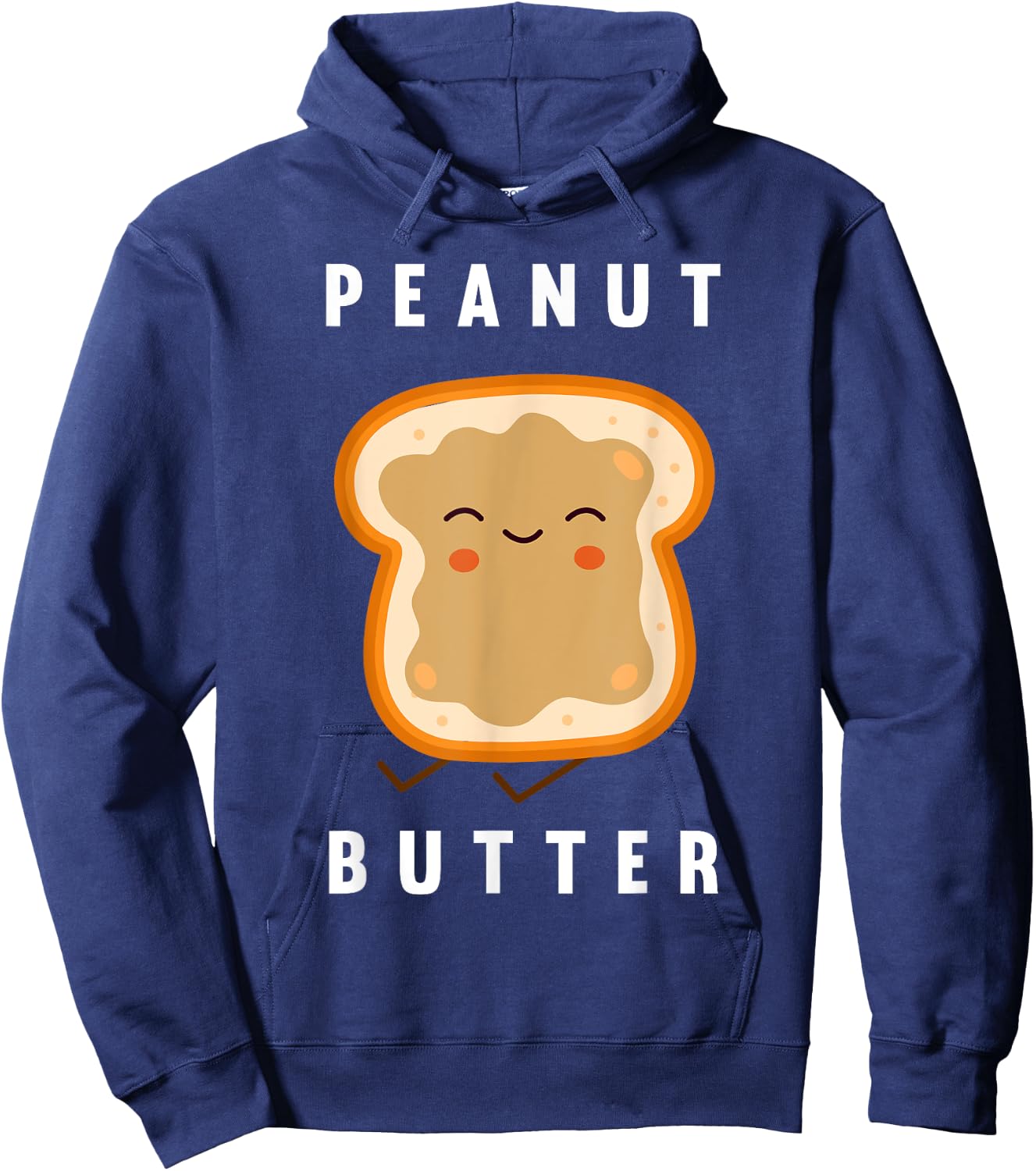Peanut Butter And Jelly Best Friend Matching Hoodie - Hoodie | Navy