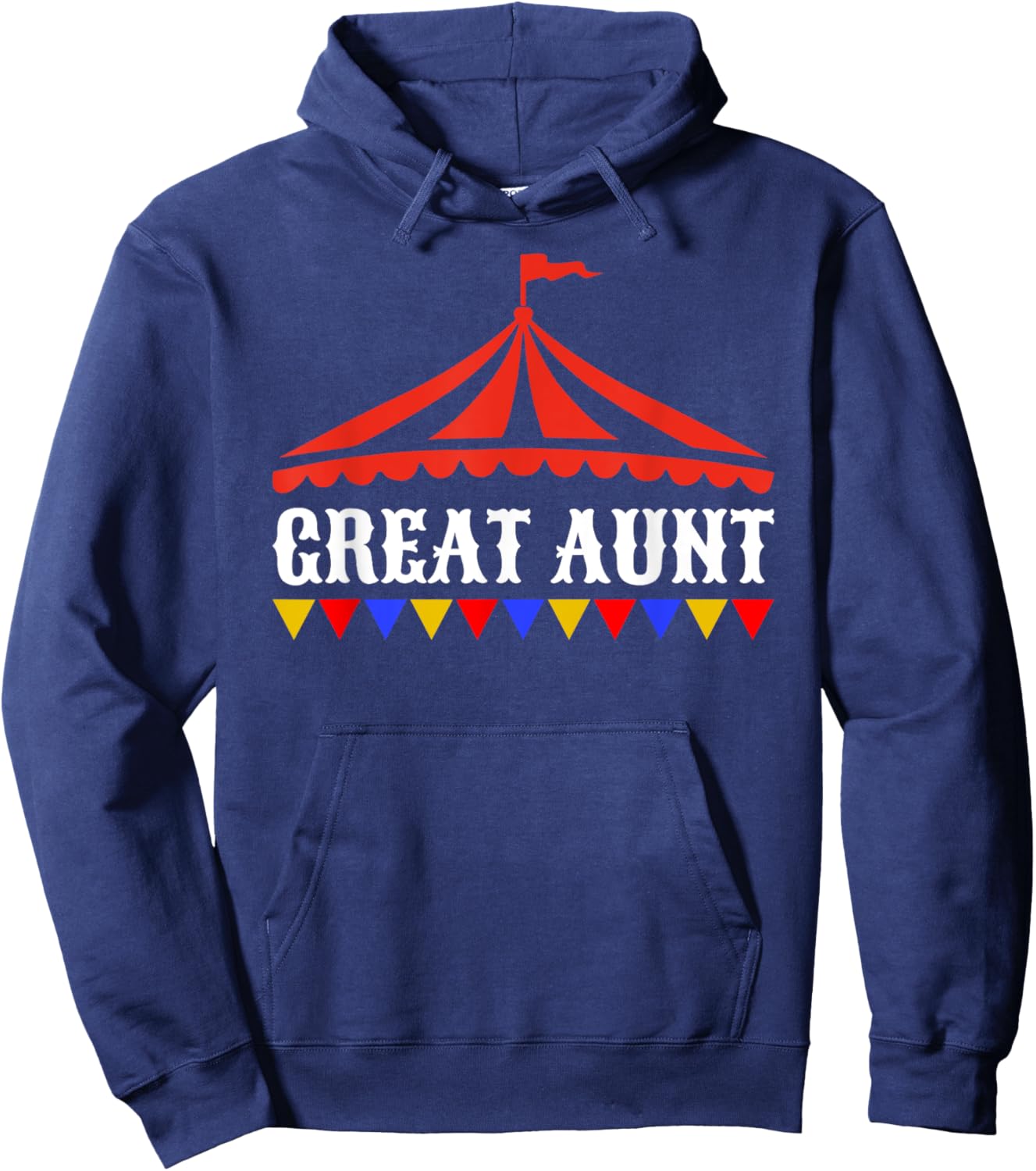Circus Great Aunt of The Birthday Boy & Girl Carnival Family Hoodie - Hoodie | Navy