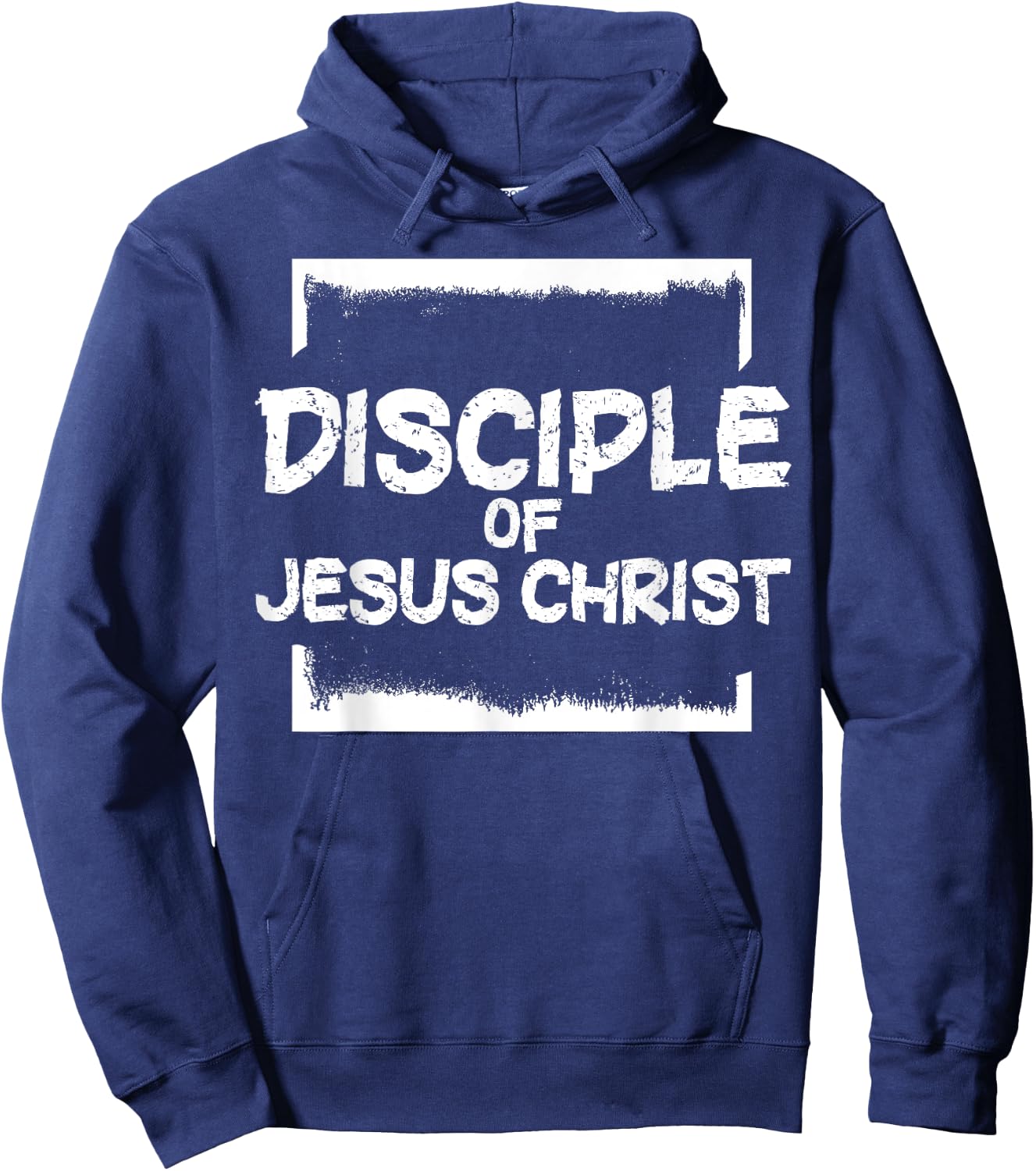 Latter Day Mormonism Missionary Religious Design -Adults Black Small Short Sleeve Modern Hoodie - Hoodie | Navy