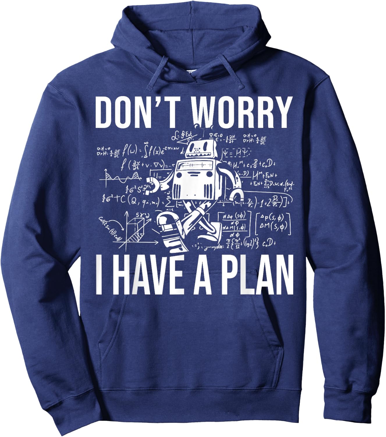 Kids I Have A Plan School Robotics Build Robot Hoodie - Hoodie | Navy