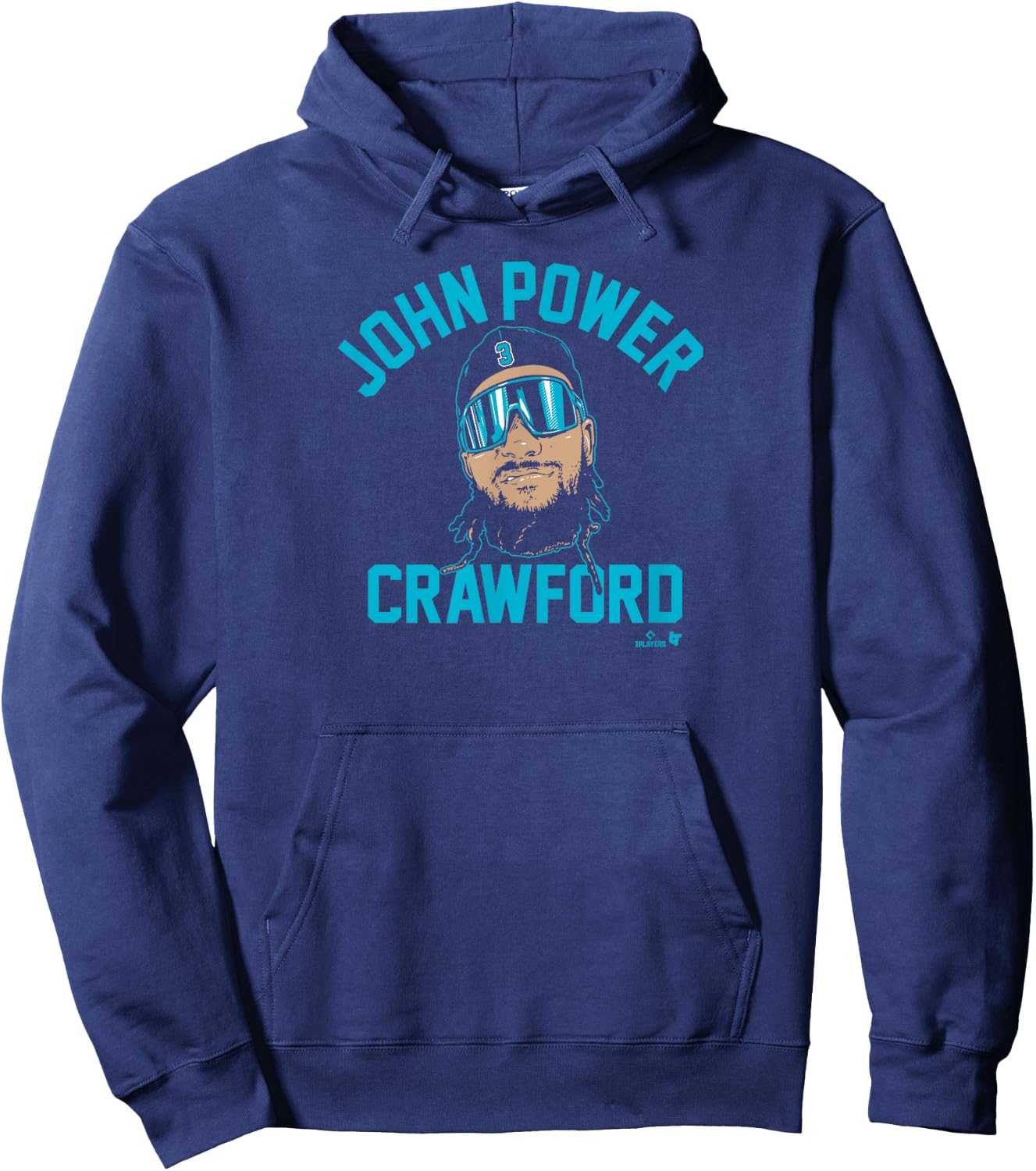 J.P. Crawford - John Power Crawford - Seattle Baseball Hoodie - Hoodie | Navy