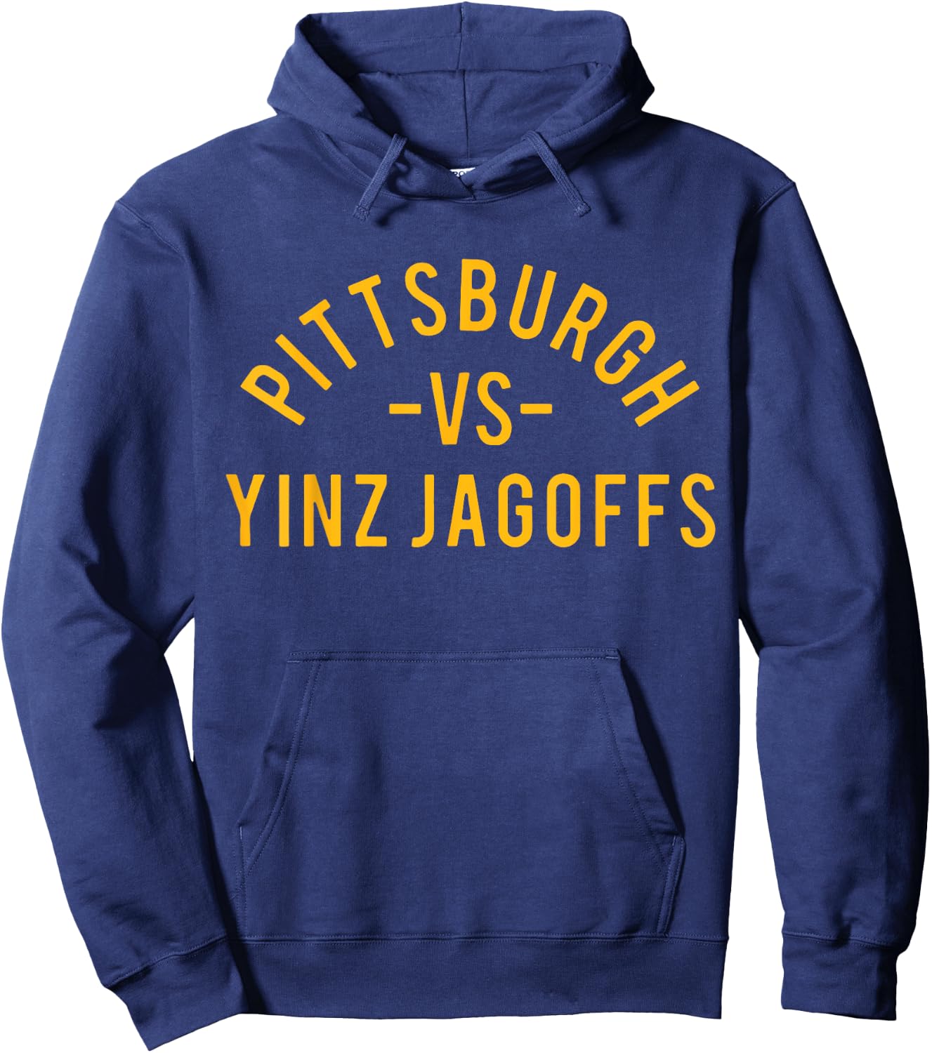 Pittsburgh vs. Yinz Jagoffs Hoodie - Hoodie | Navy
