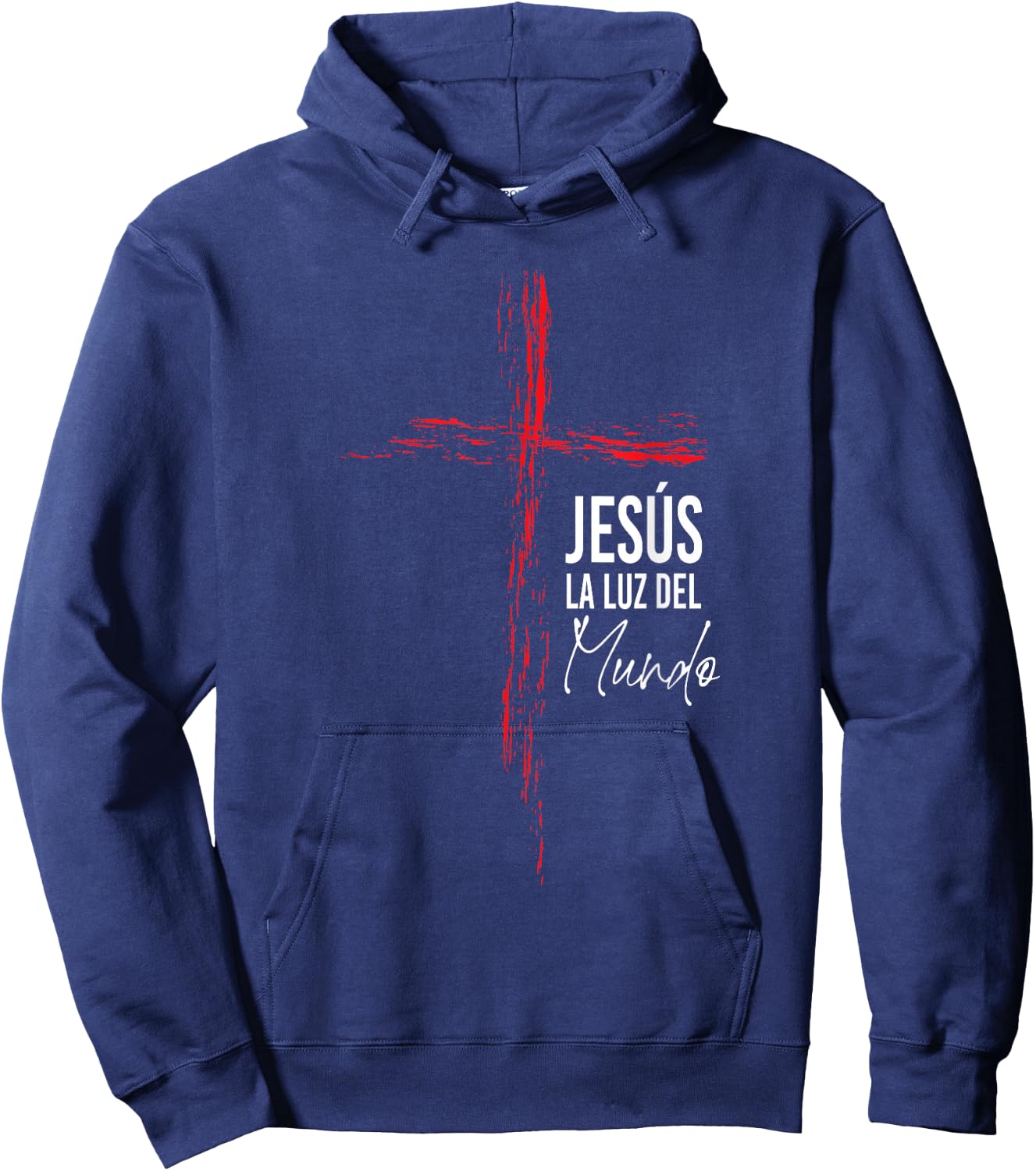 Regalos Cristianos Hombres Jesús Frases Christian Spanish Hoodie - Hoodie | Navy
