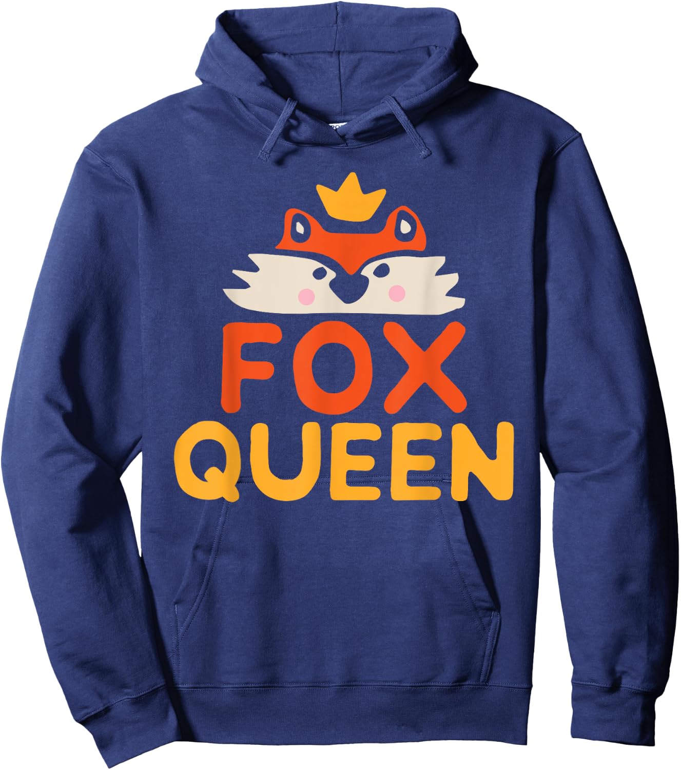 Fox Queen Hoodie - Hoodie | Navy