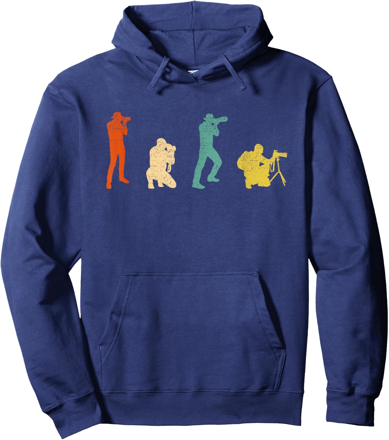 Vintage Photo Camera Photogrpaher Graphic Design Photography Hoodie - Hoodie | Navy