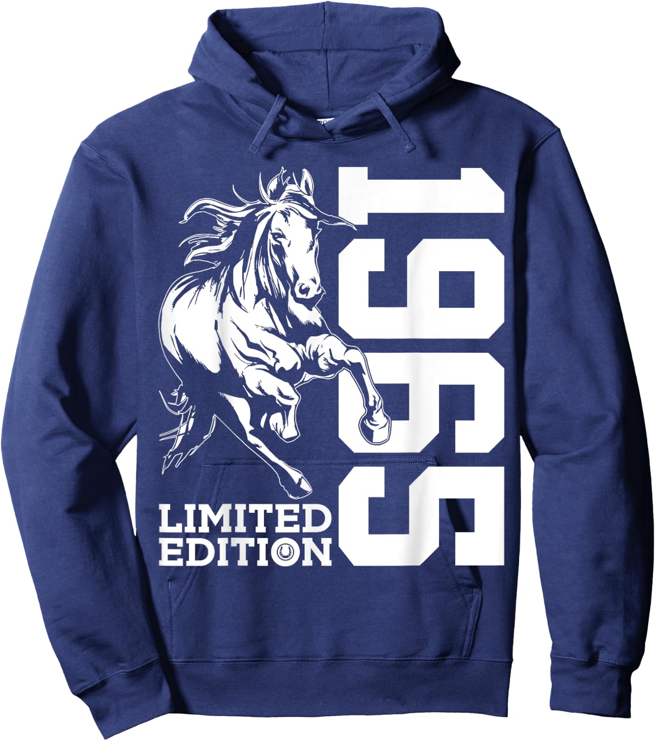 Riding 60th Birthday Horse Limited Edition 1965 Rider Hoodie - Hoodie | Navy